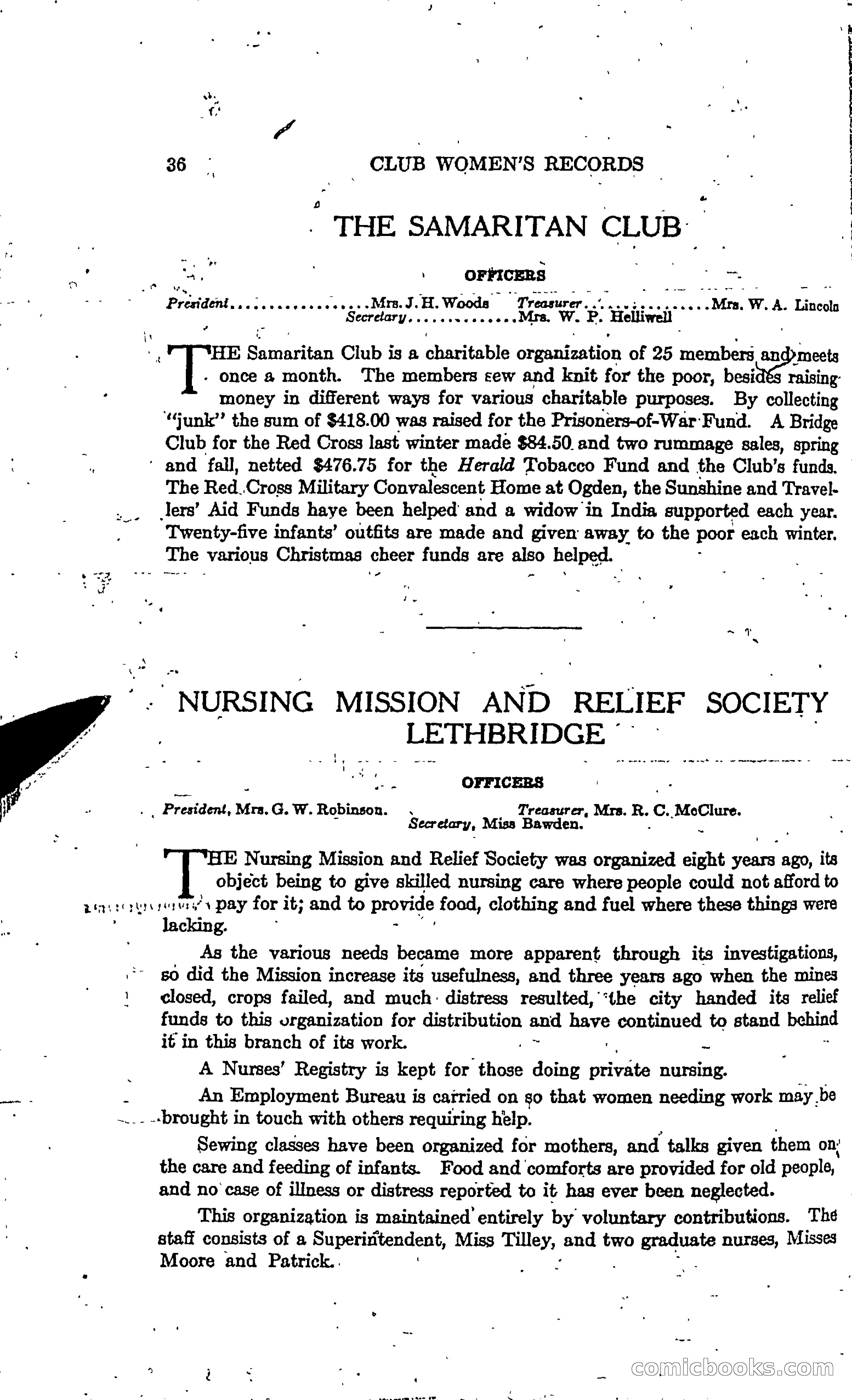The Alberta Club Woman's Blue Book — page 38 of 132