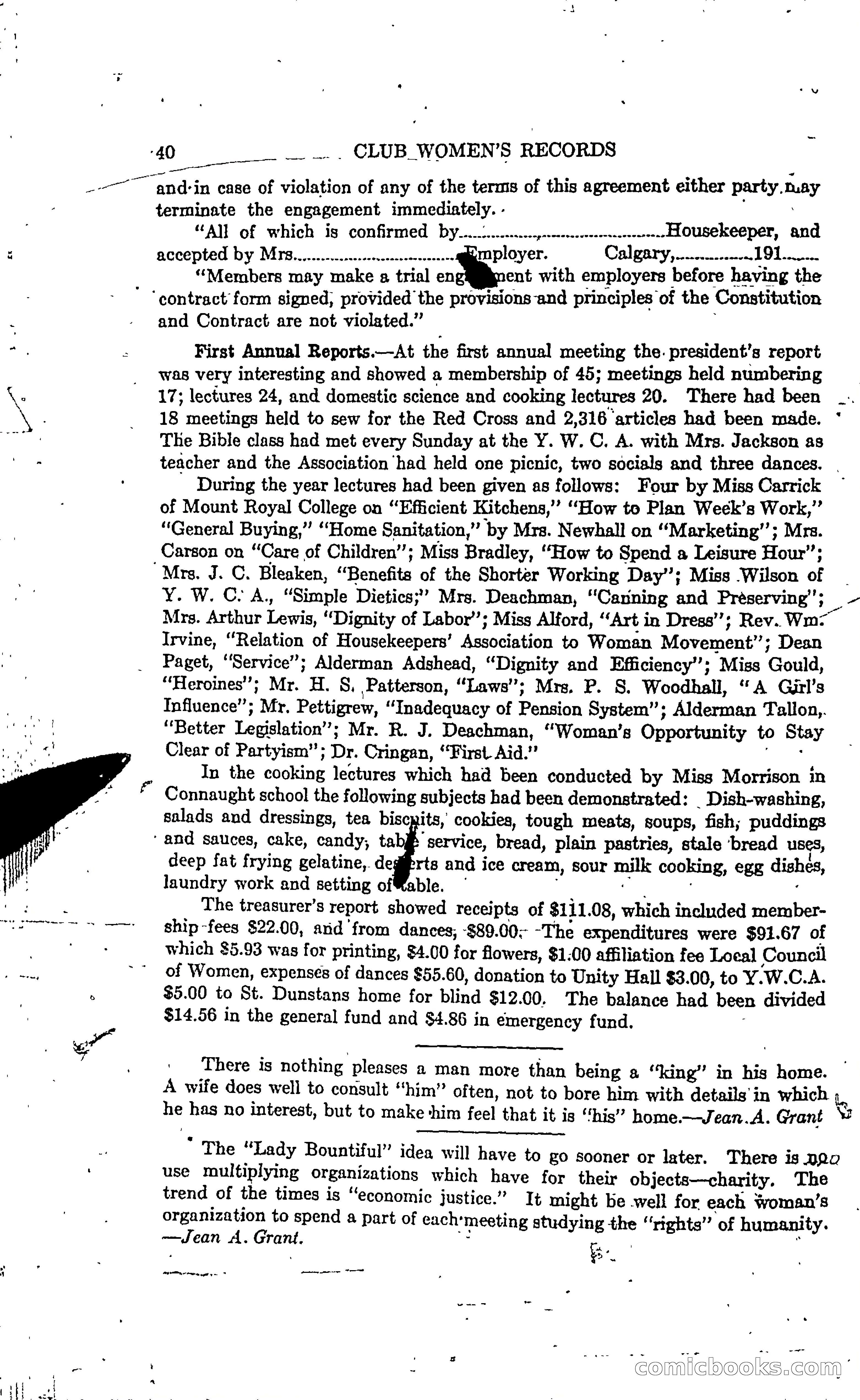 The Alberta Club Woman's Blue Book — page 42 of 132