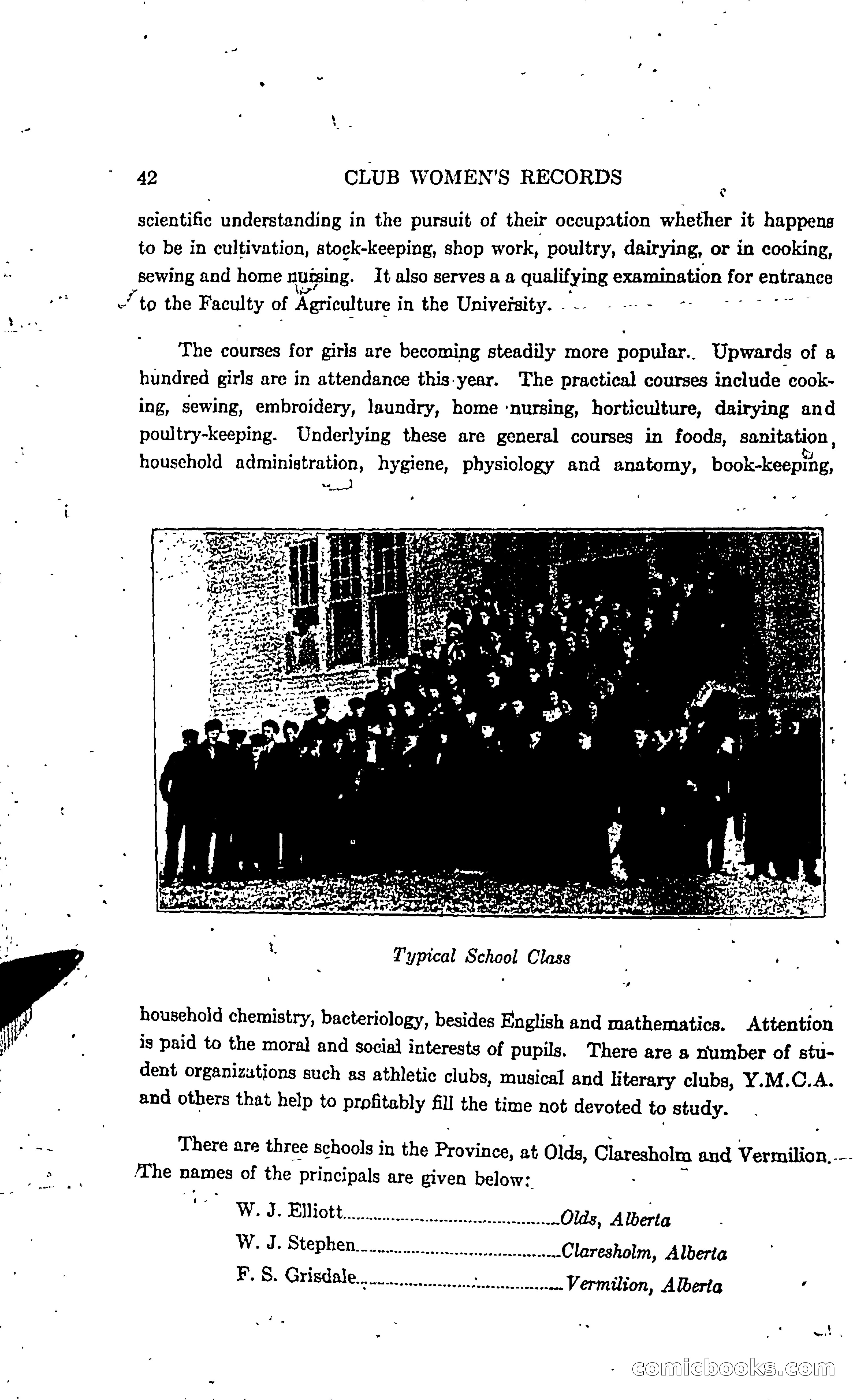 The Alberta Club Woman's Blue Book — page 44 of 132