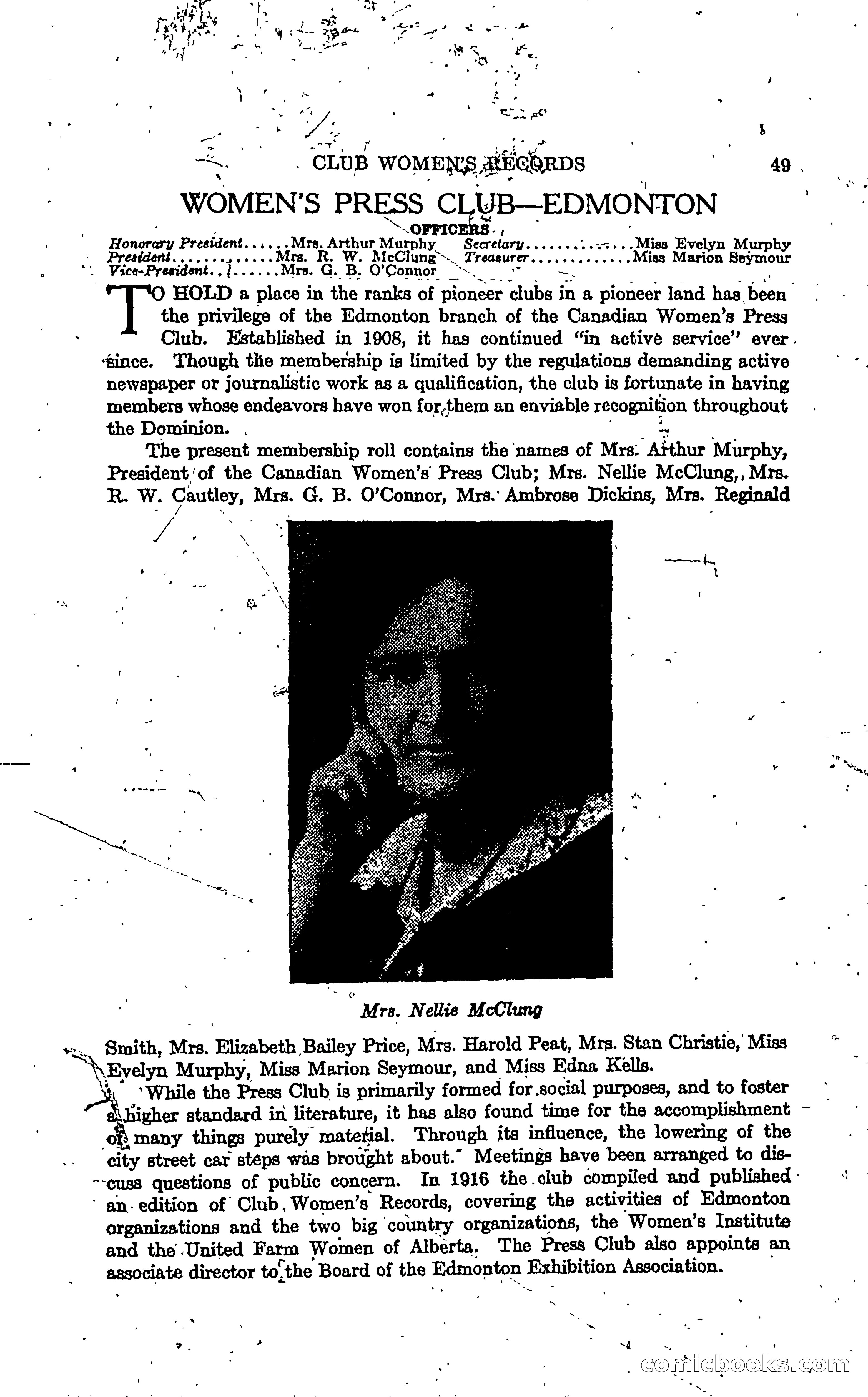 The Alberta Club Woman's Blue Book — page 51 of 132