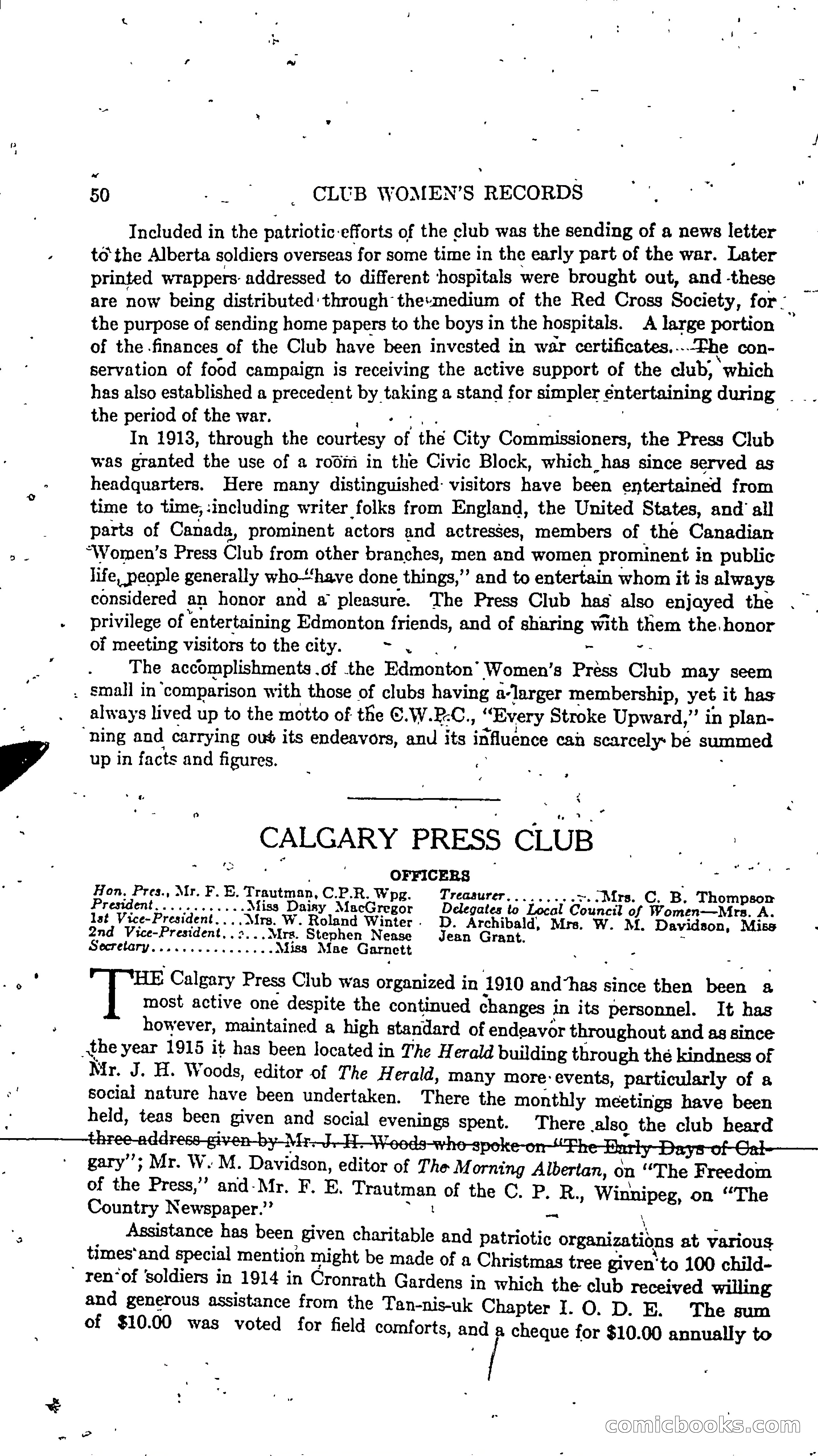 The Alberta Club Woman's Blue Book — page 52 of 132