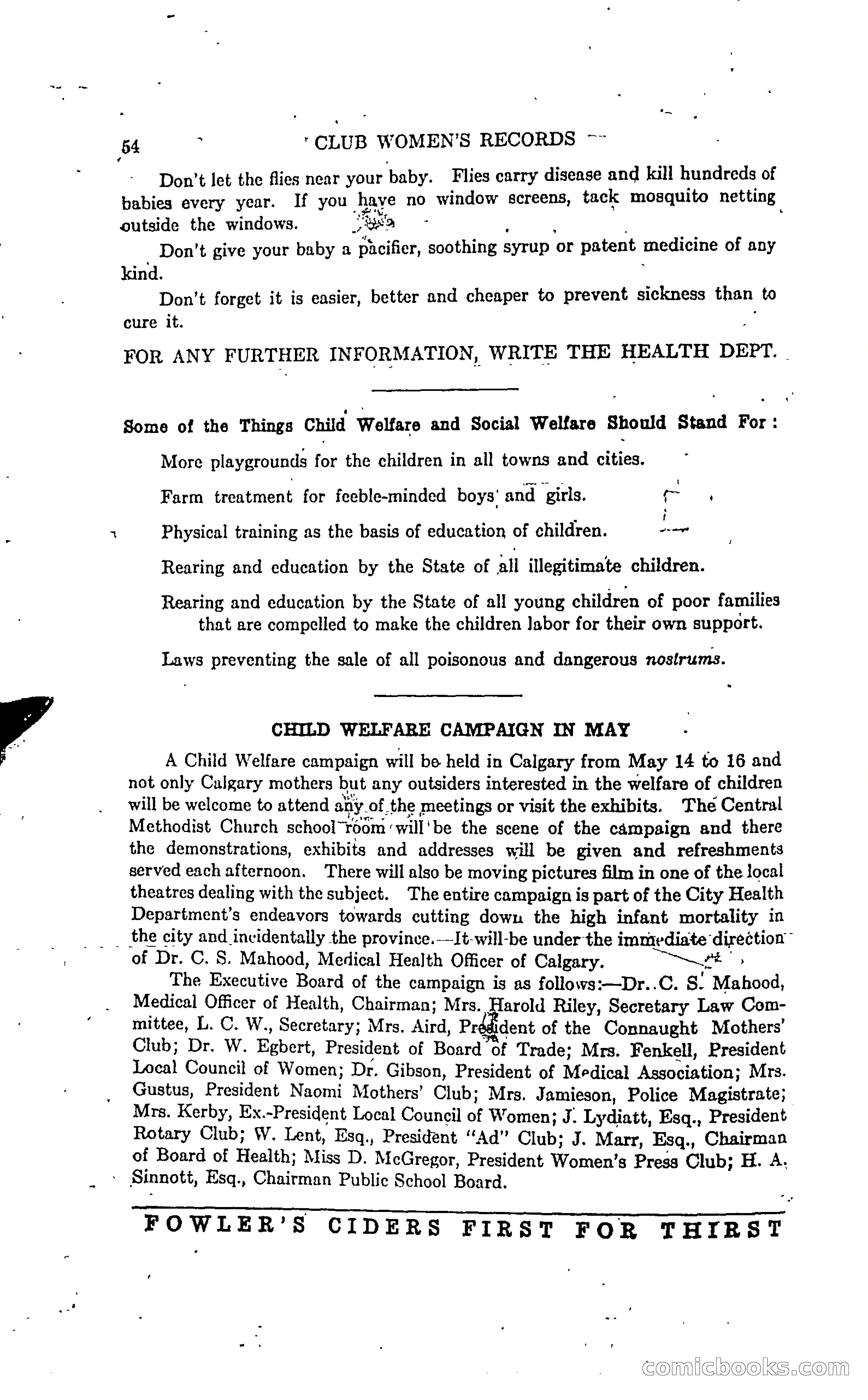 The Alberta Club Woman's Blue Book — page 56 of 132