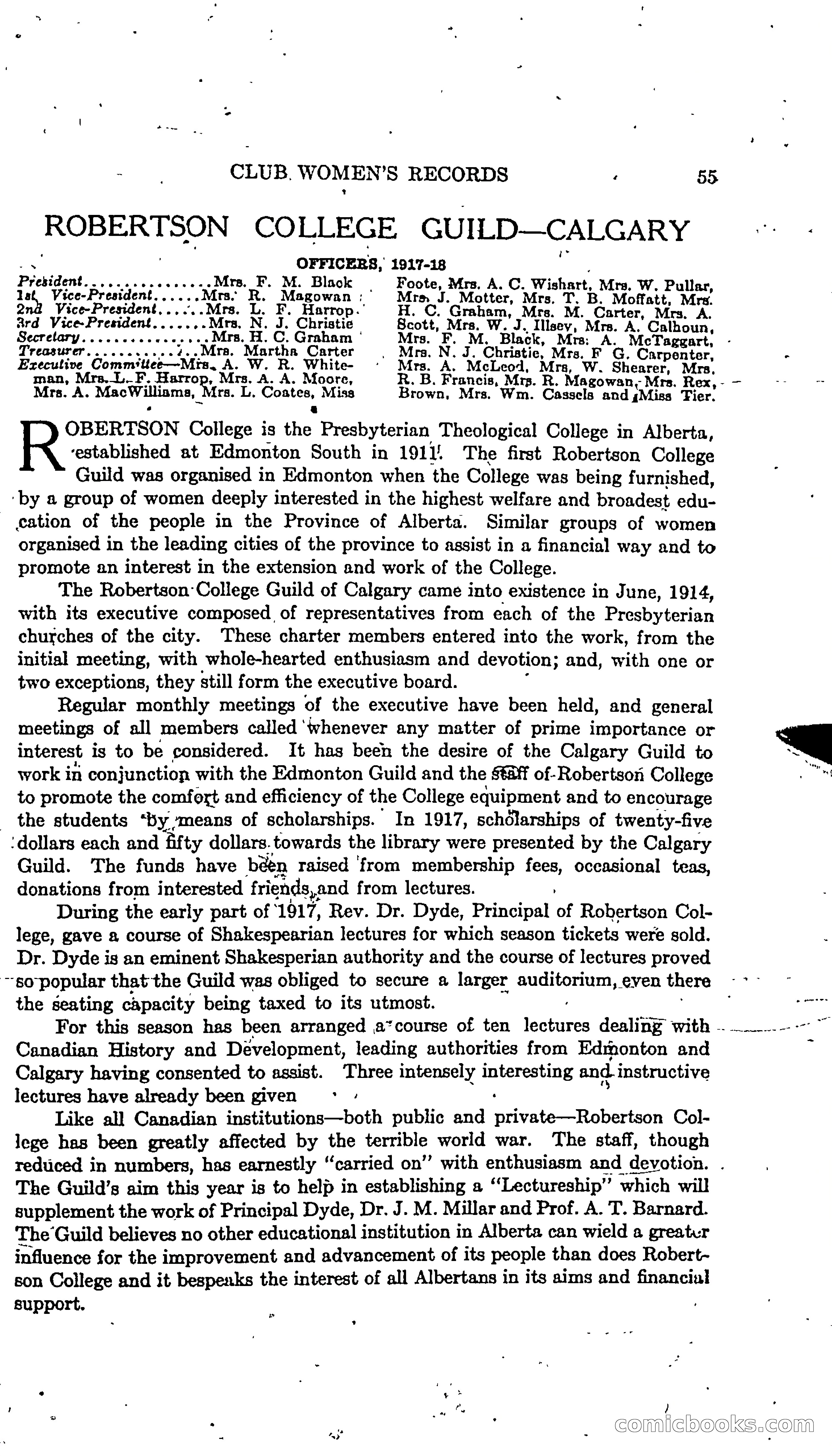 The Alberta Club Woman's Blue Book — page 57 of 132