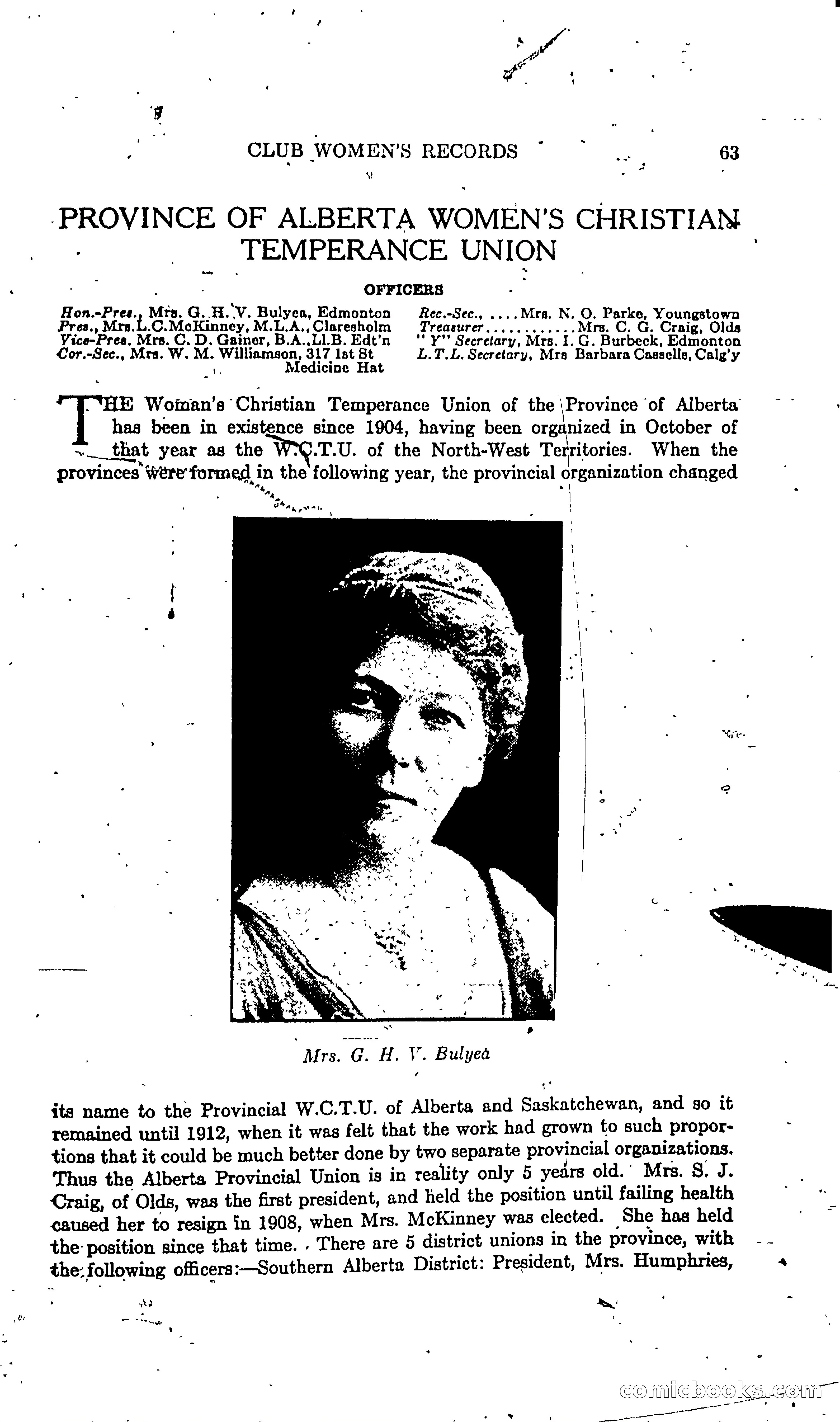 The Alberta Club Woman's Blue Book — page 65 of 132