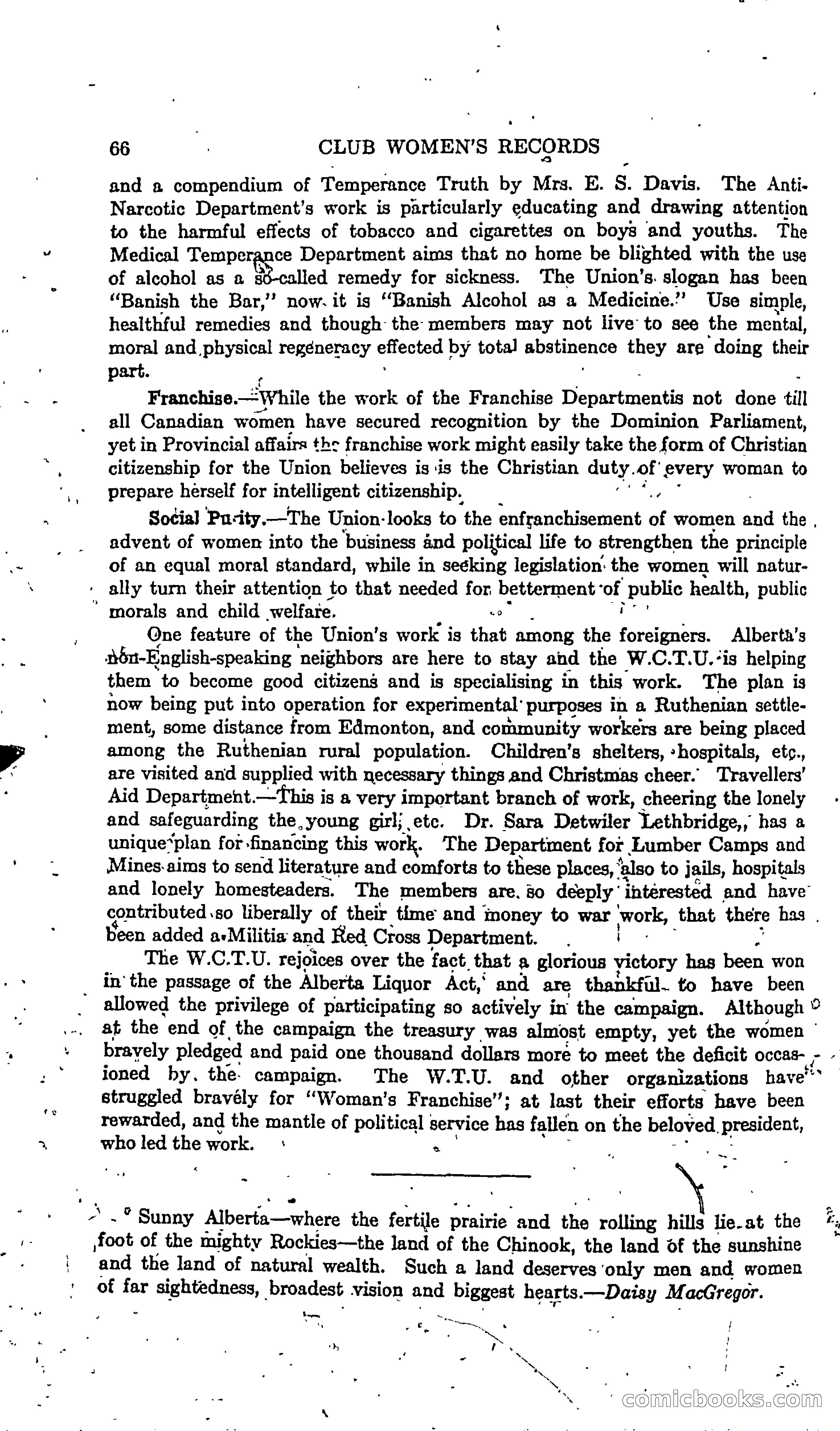 The Alberta Club Woman's Blue Book — page 68 of 132
