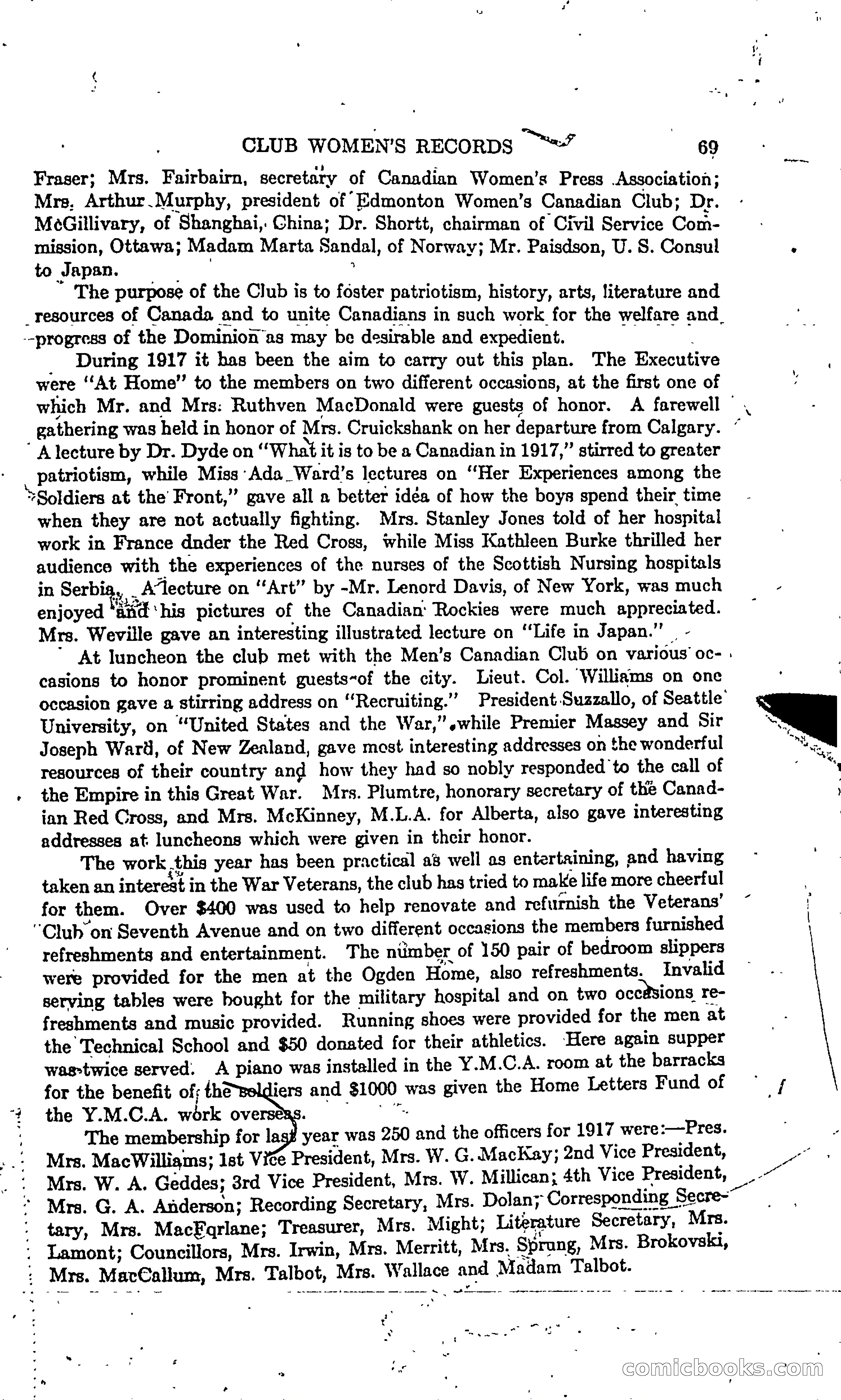 The Alberta Club Woman's Blue Book — page 71 of 132