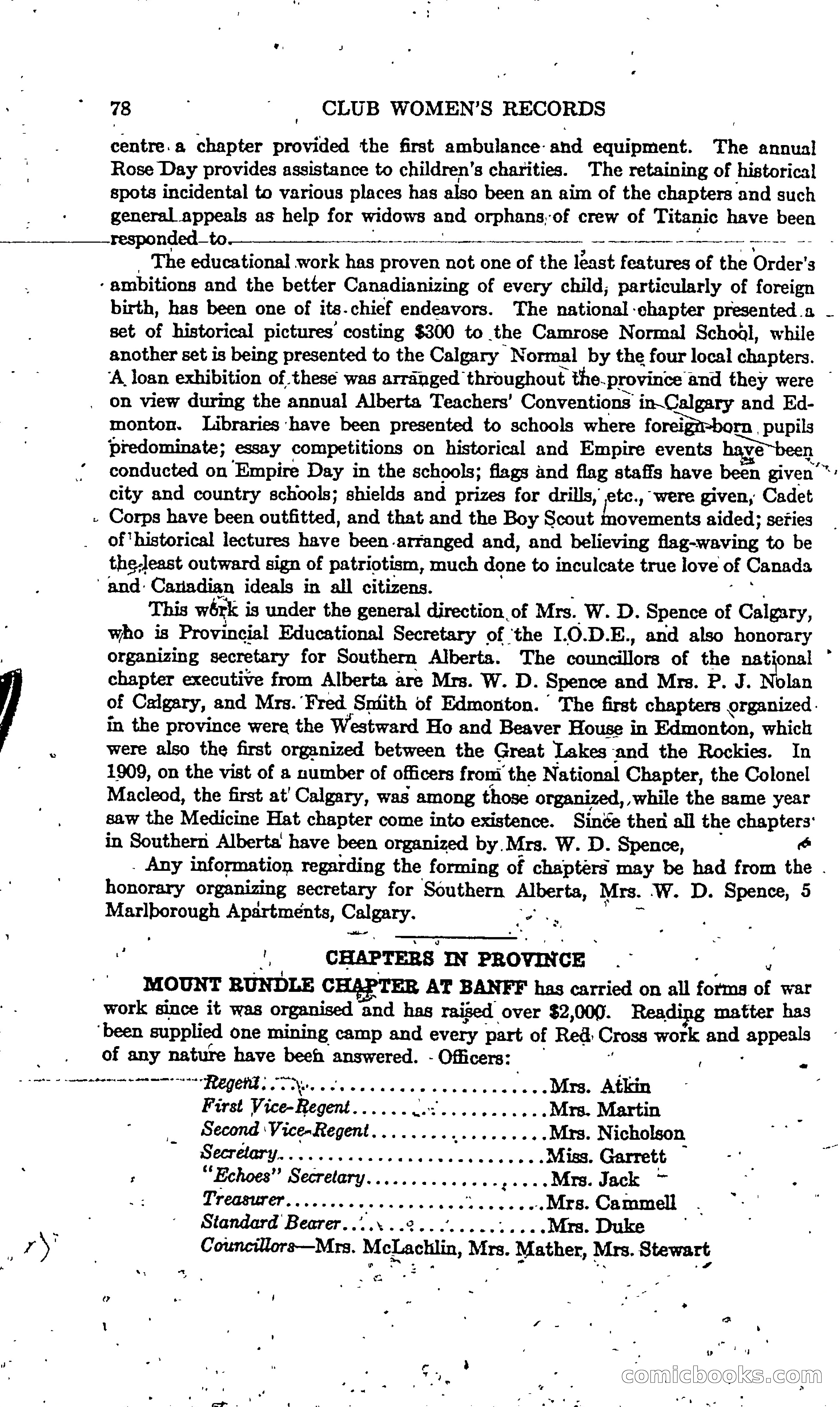 The Alberta Club Woman's Blue Book — page 80 of 132
