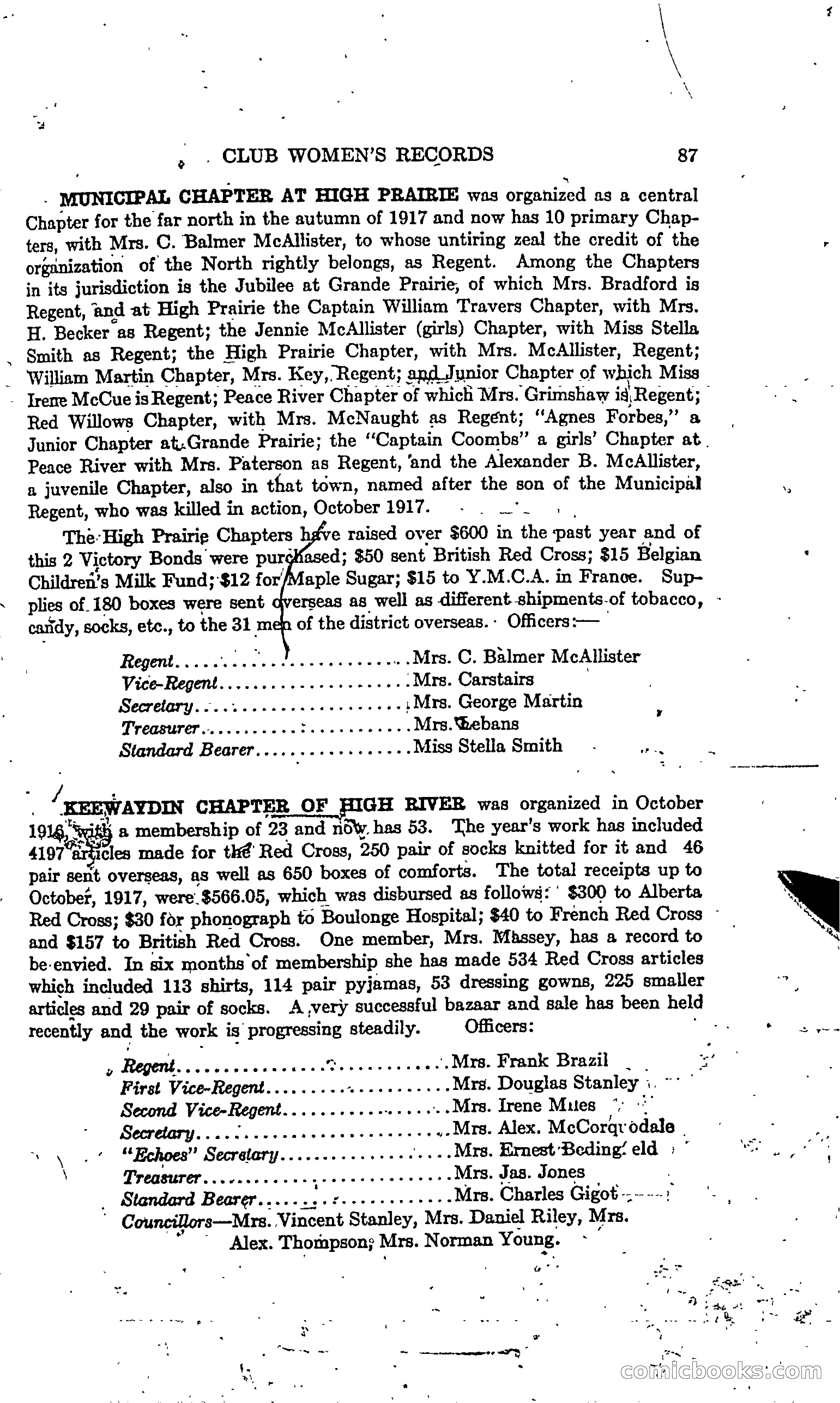 The Alberta Club Woman's Blue Book — page 89 of 132