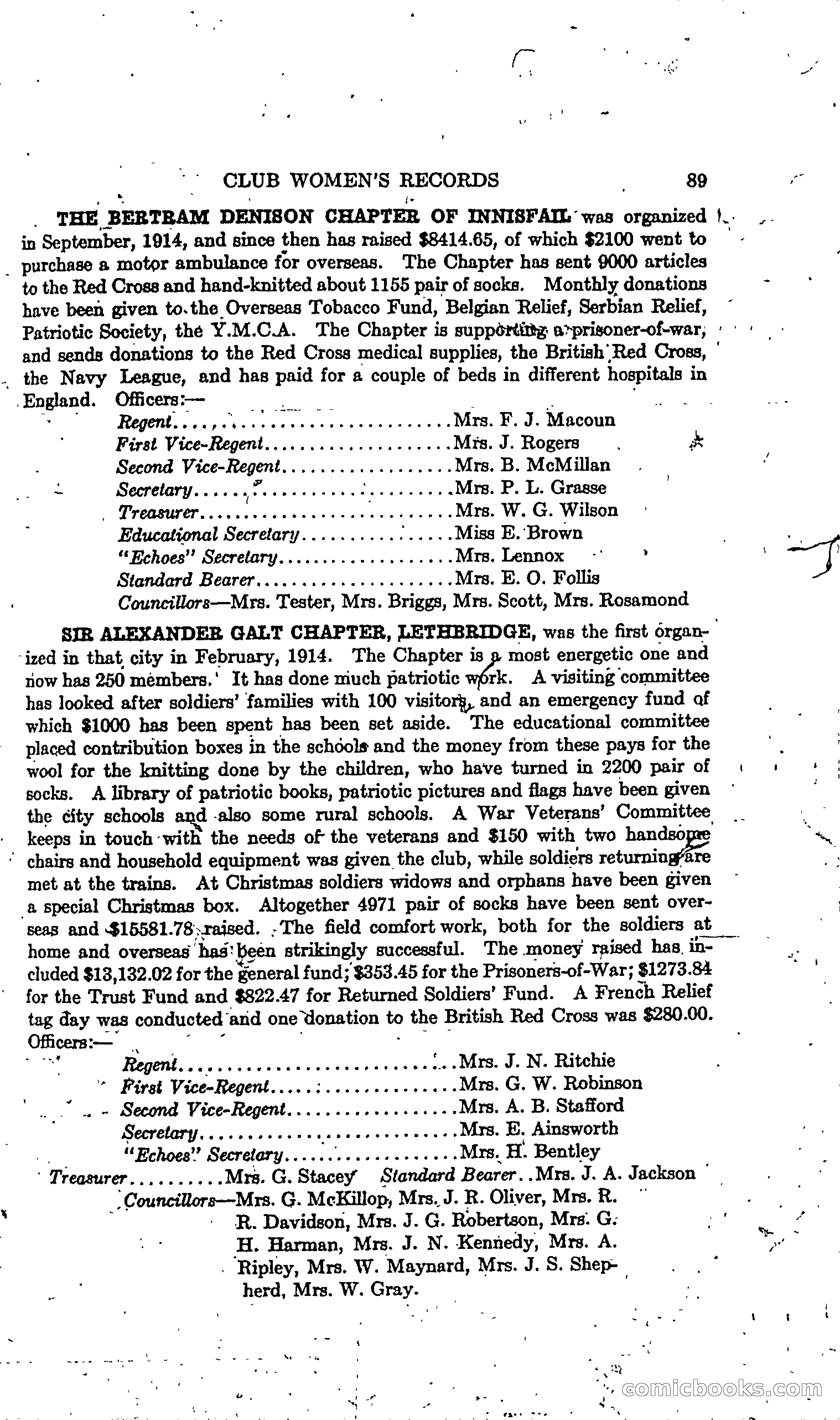 The Alberta Club Woman's Blue Book — page 91 of 132