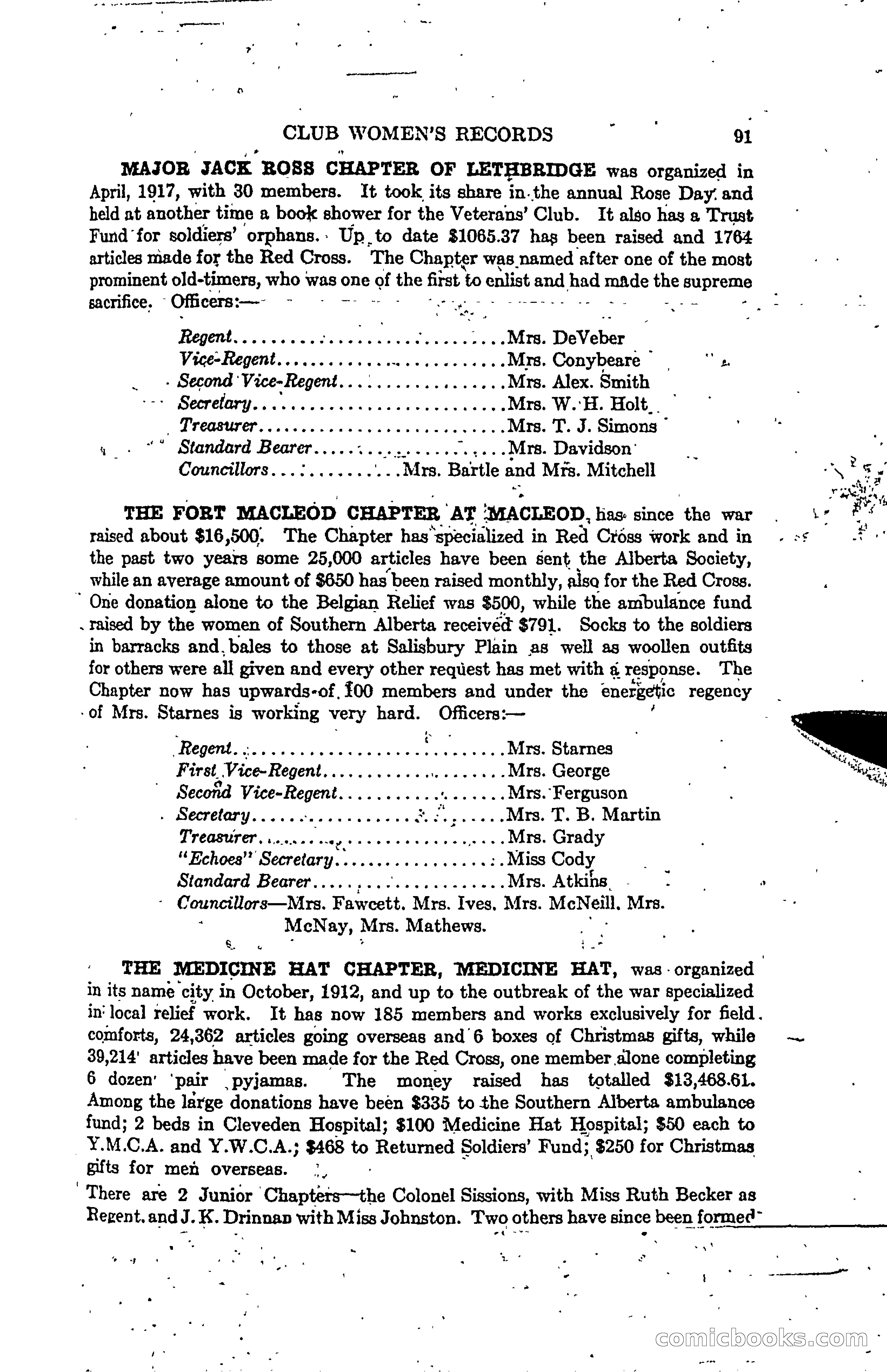 The Alberta Club Woman's Blue Book — page 93 of 132