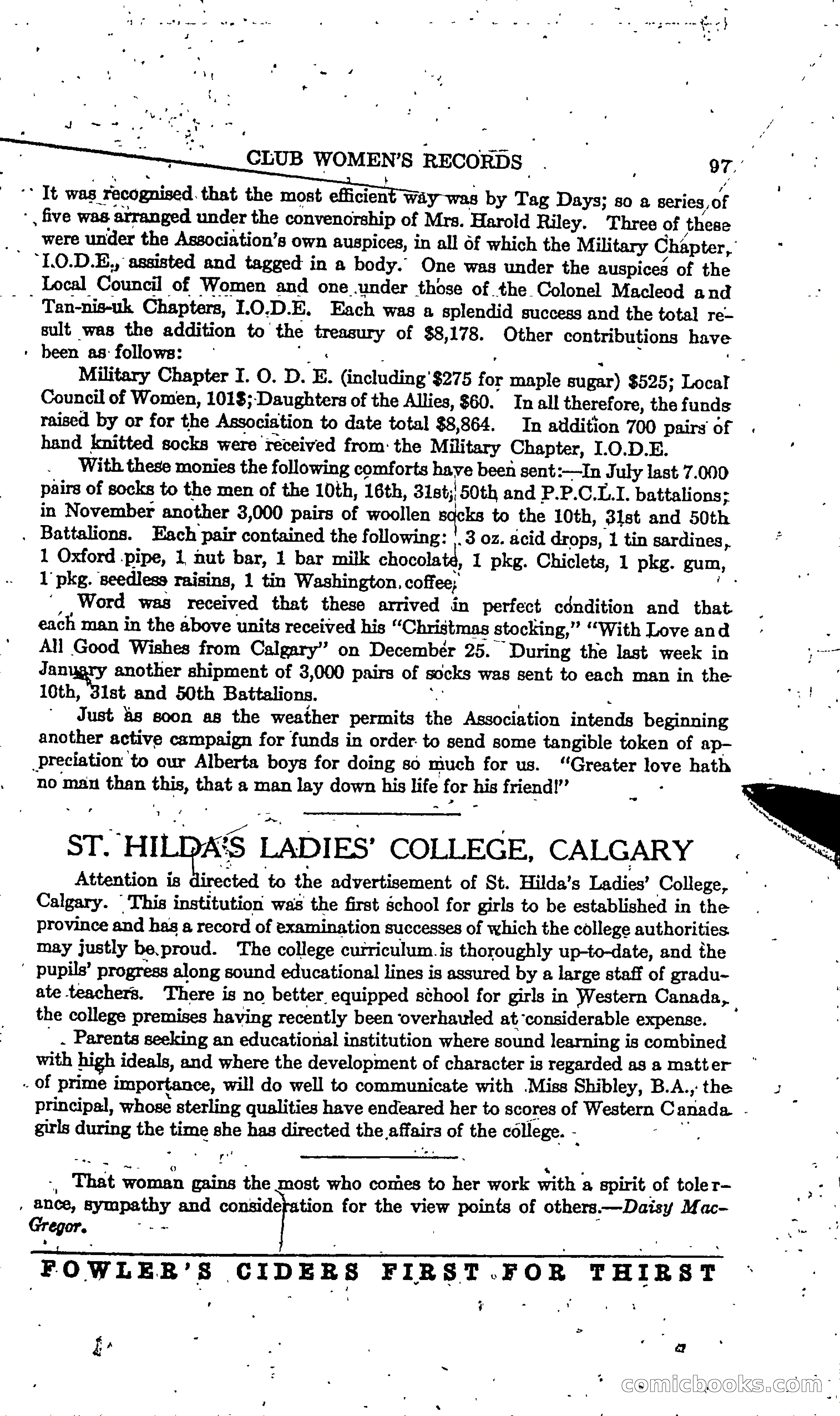 The Alberta Club Woman's Blue Book — page 99 of 132