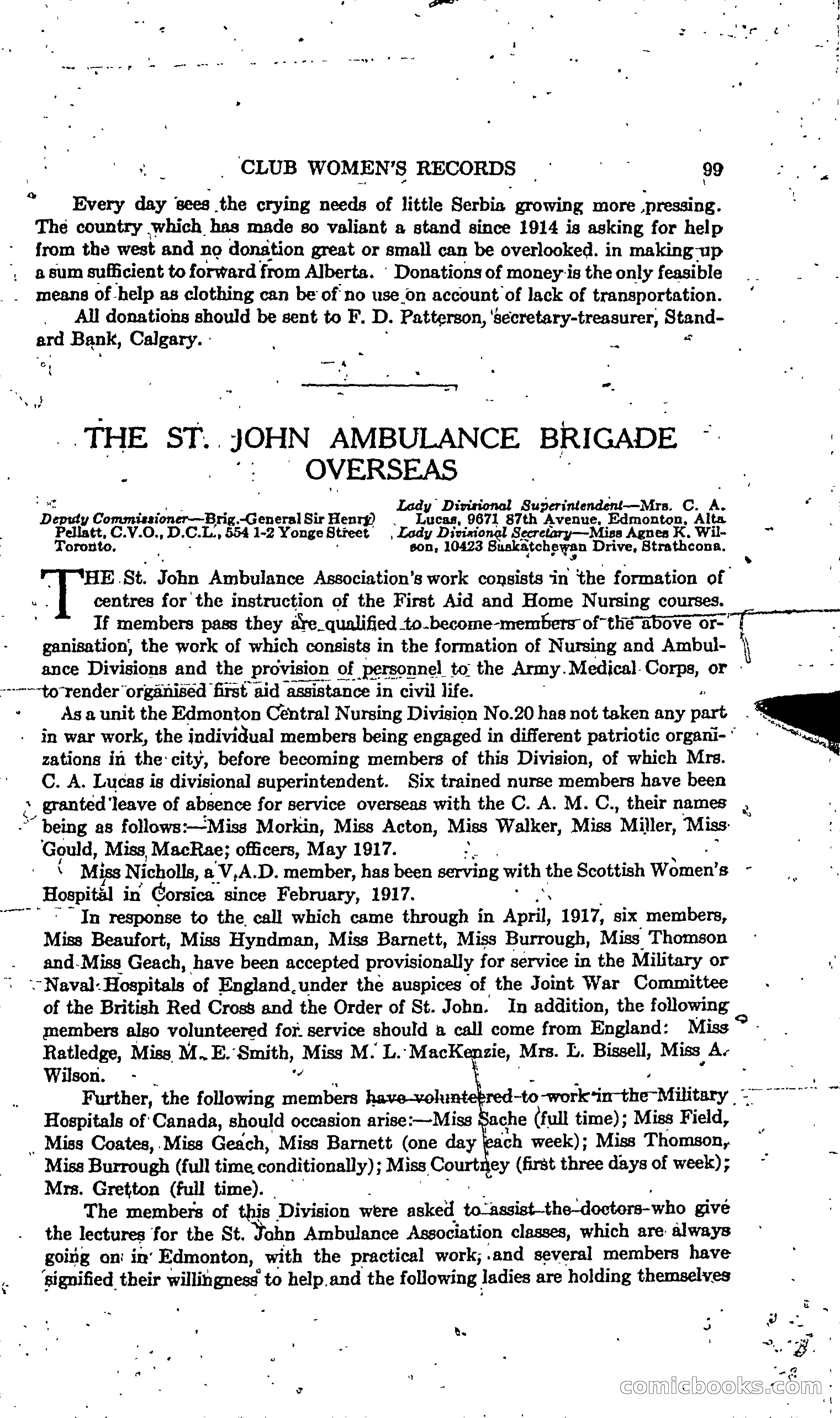 The Alberta Club Woman's Blue Book — page 101 of 132