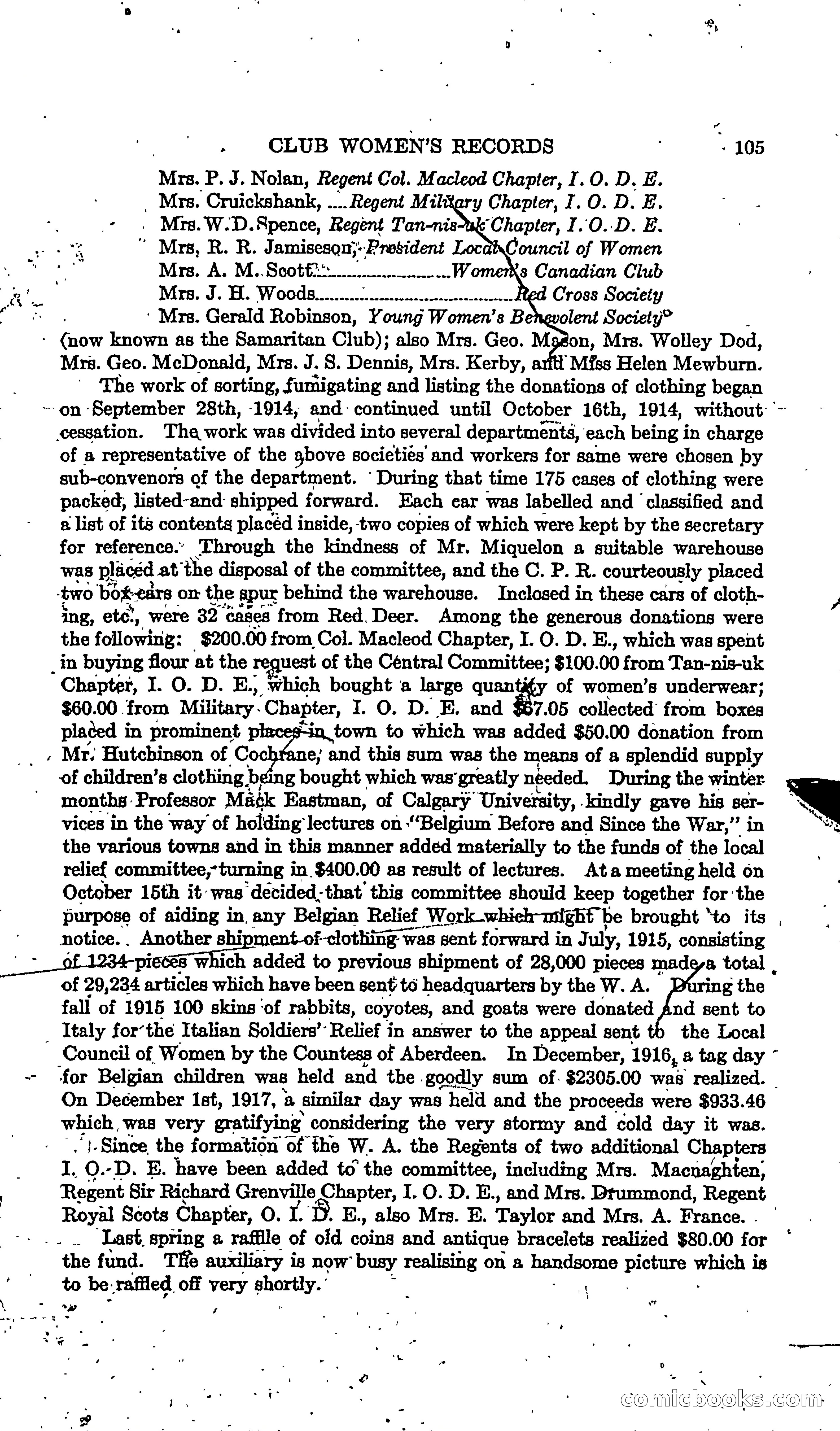 The Alberta Club Woman's Blue Book — page 107 of 132