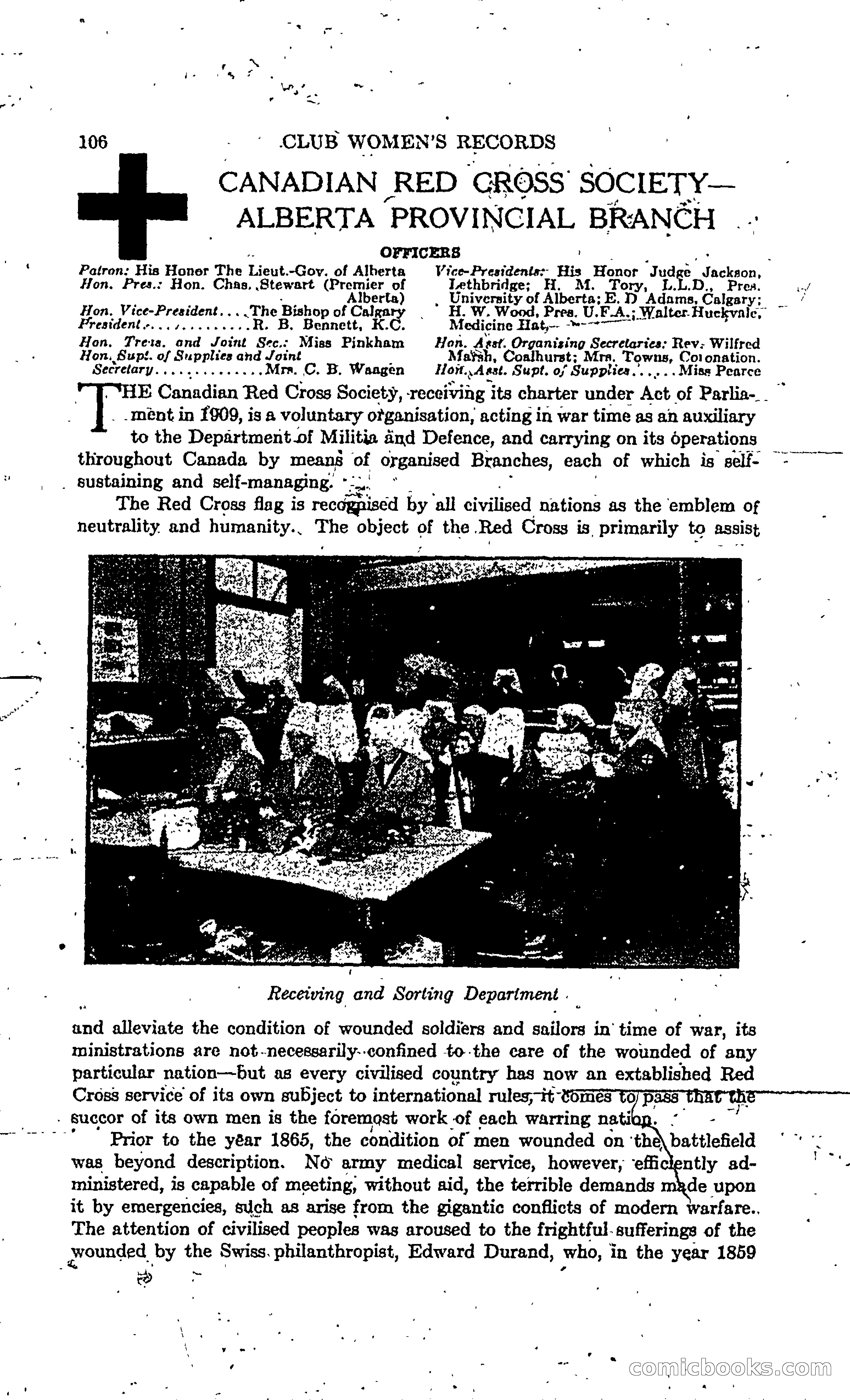 The Alberta Club Woman's Blue Book — page 108 of 132