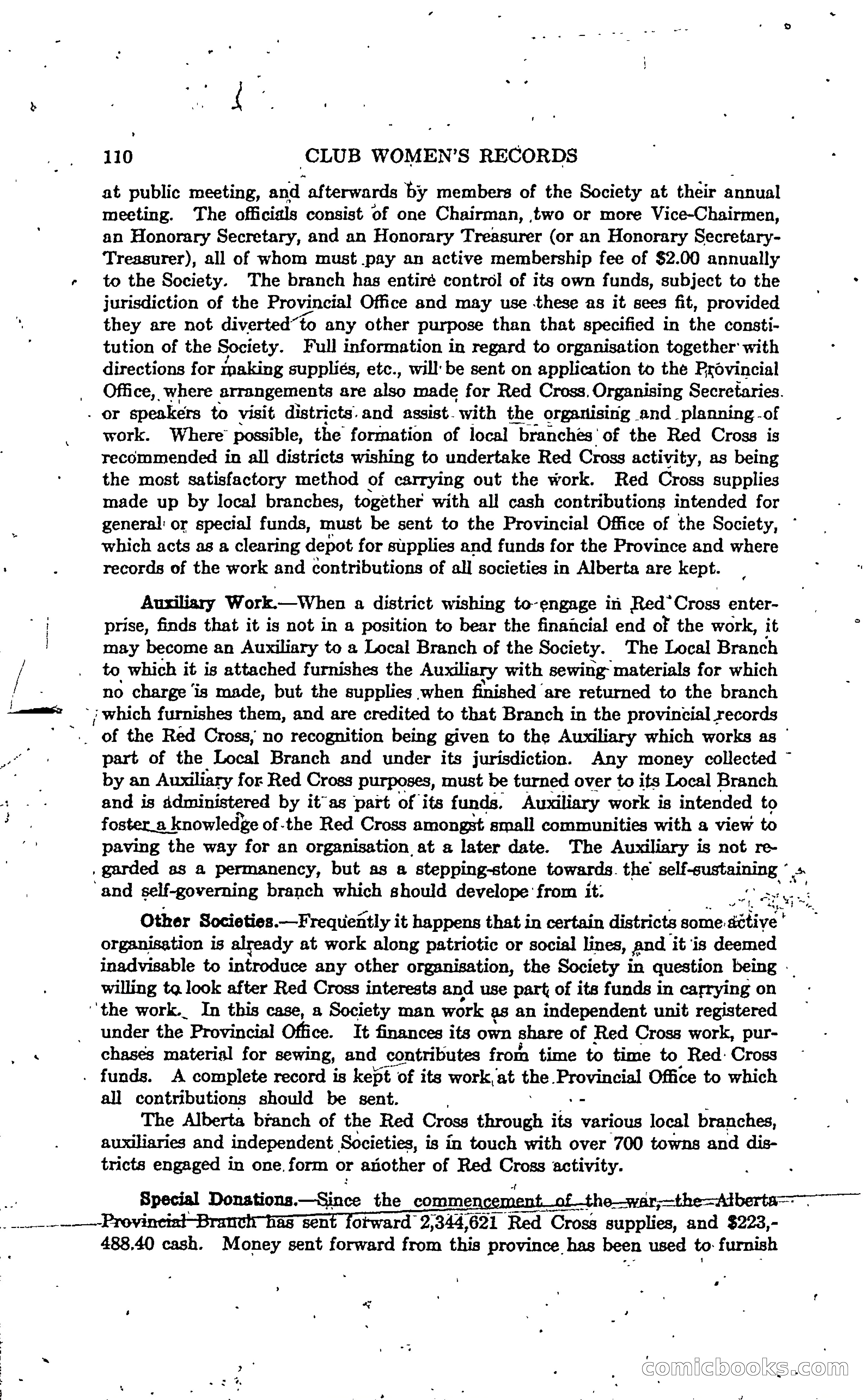 The Alberta Club Woman's Blue Book — page 112 of 132