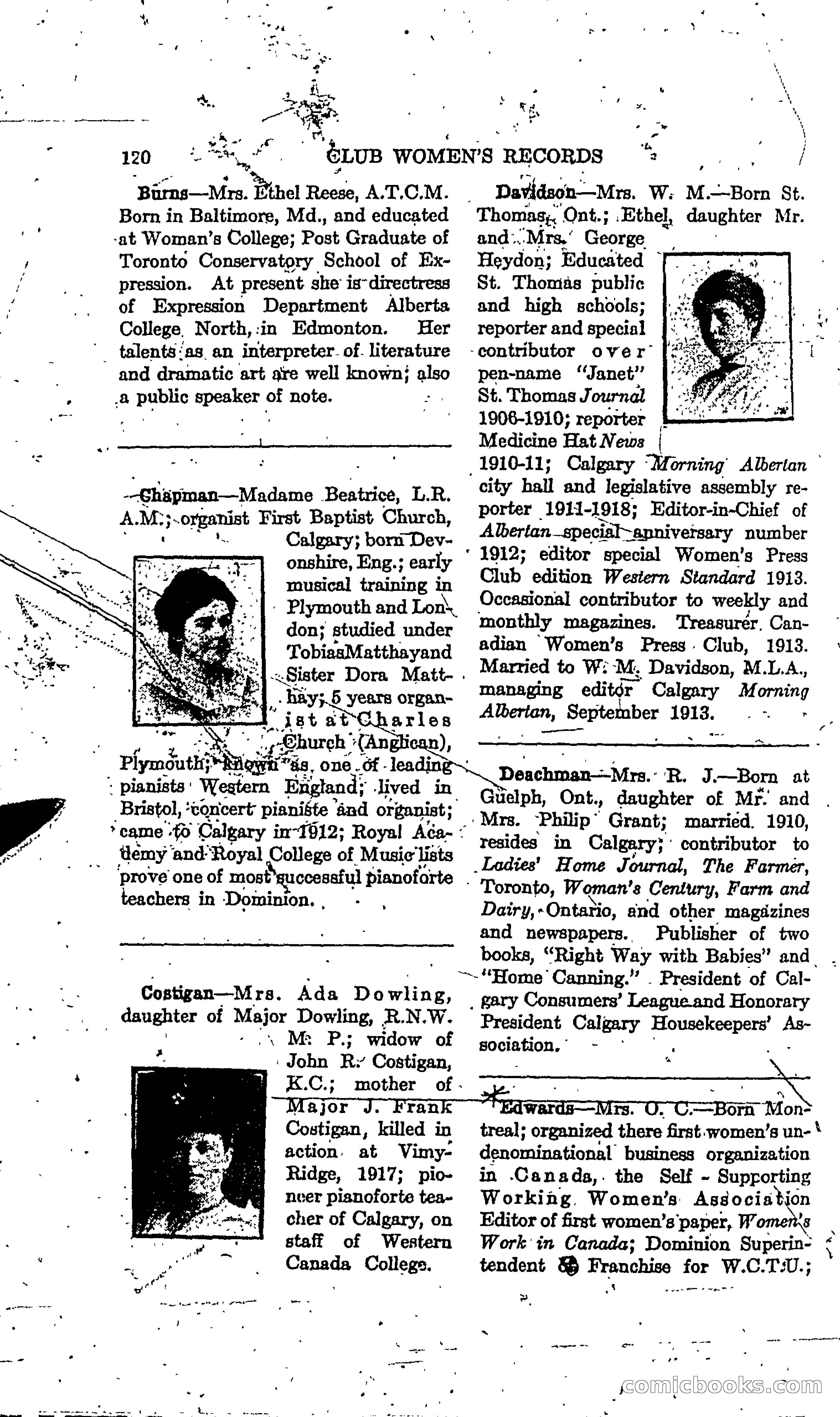 The Alberta Club Woman's Blue Book — page 122 of 132