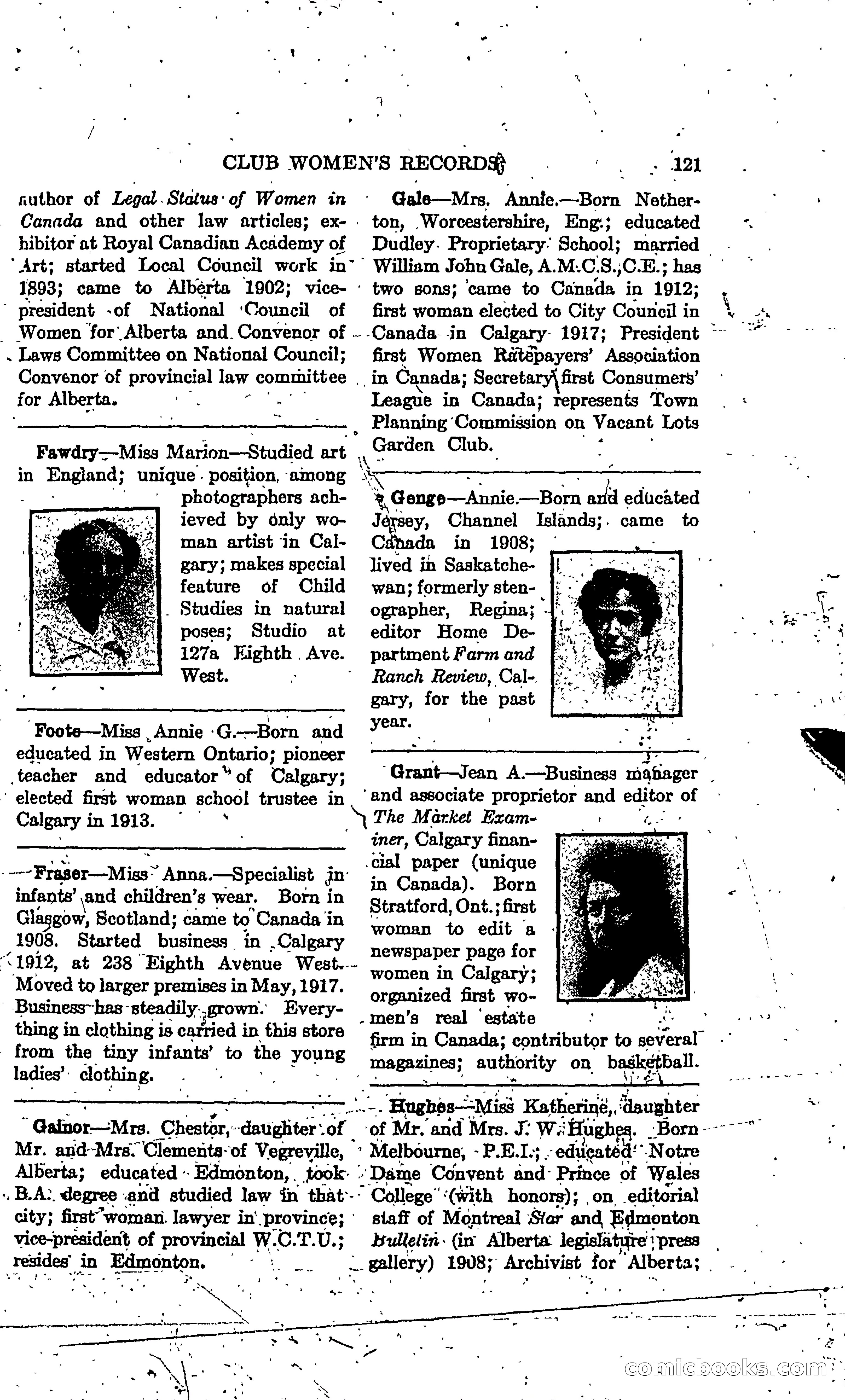 The Alberta Club Woman's Blue Book — page 123 of 132