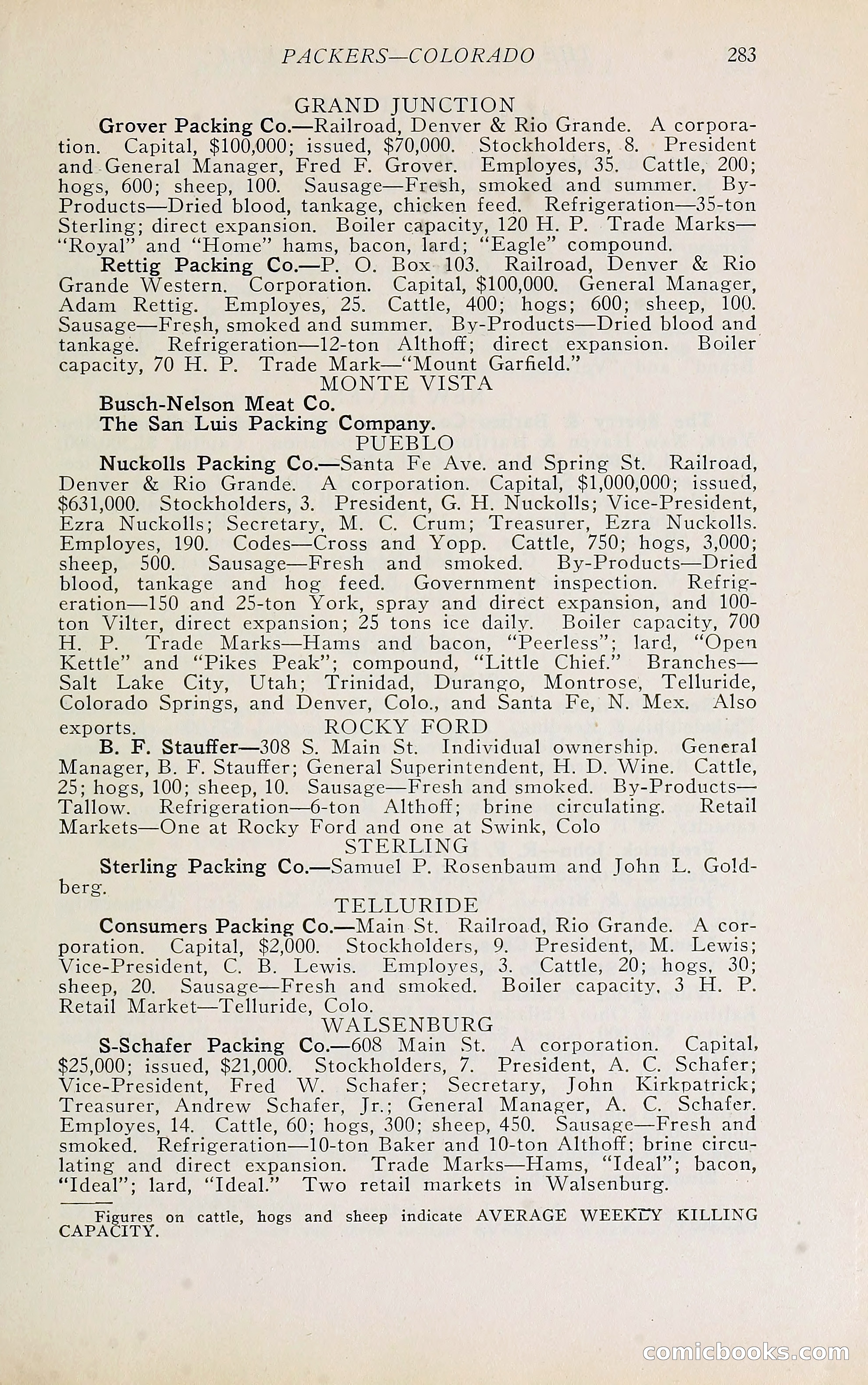 The Packers' Encyclopedia Blue Book — page 294 of 399