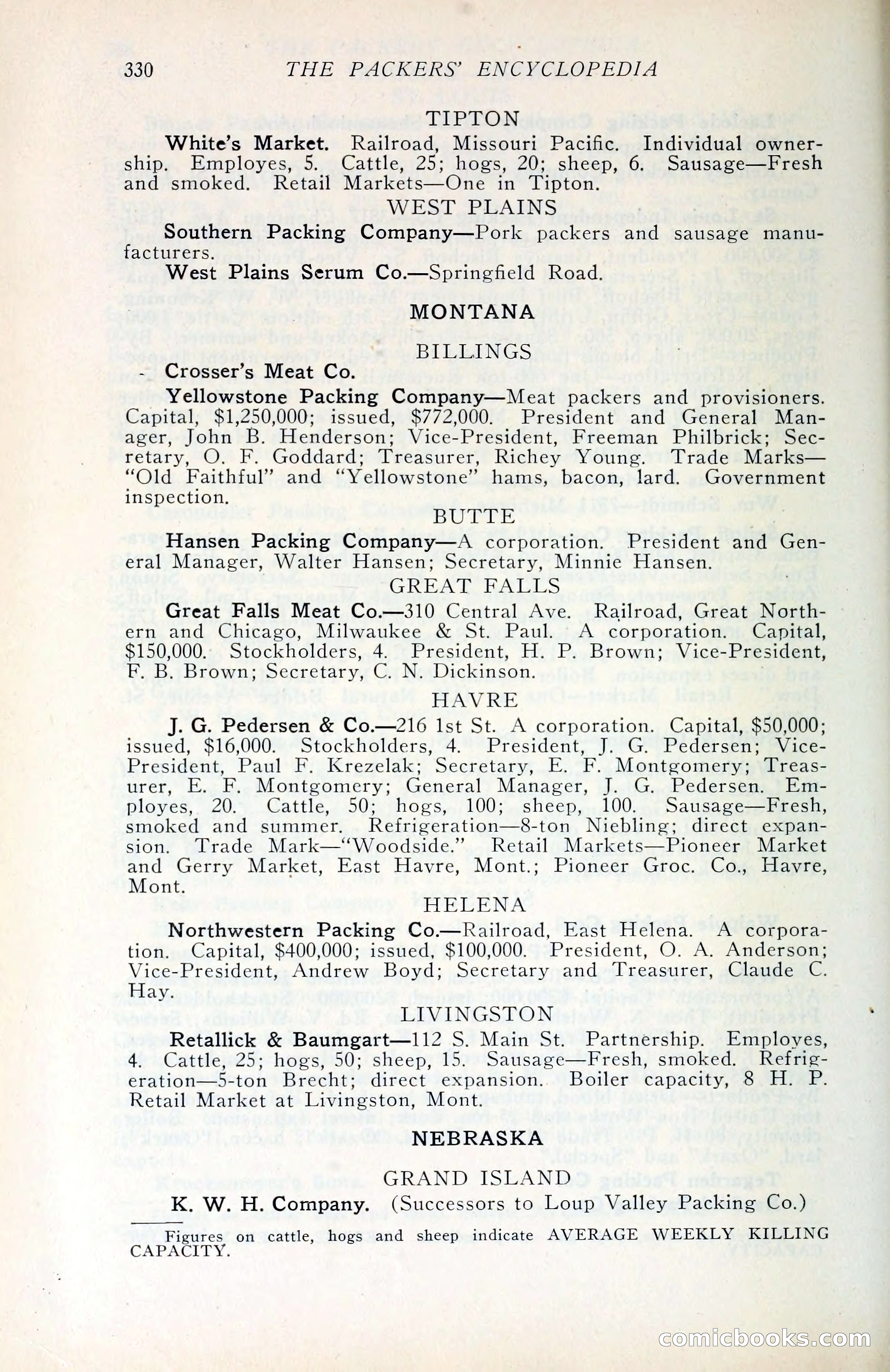 The Packers' Encyclopedia Blue Book — page 341 of 399