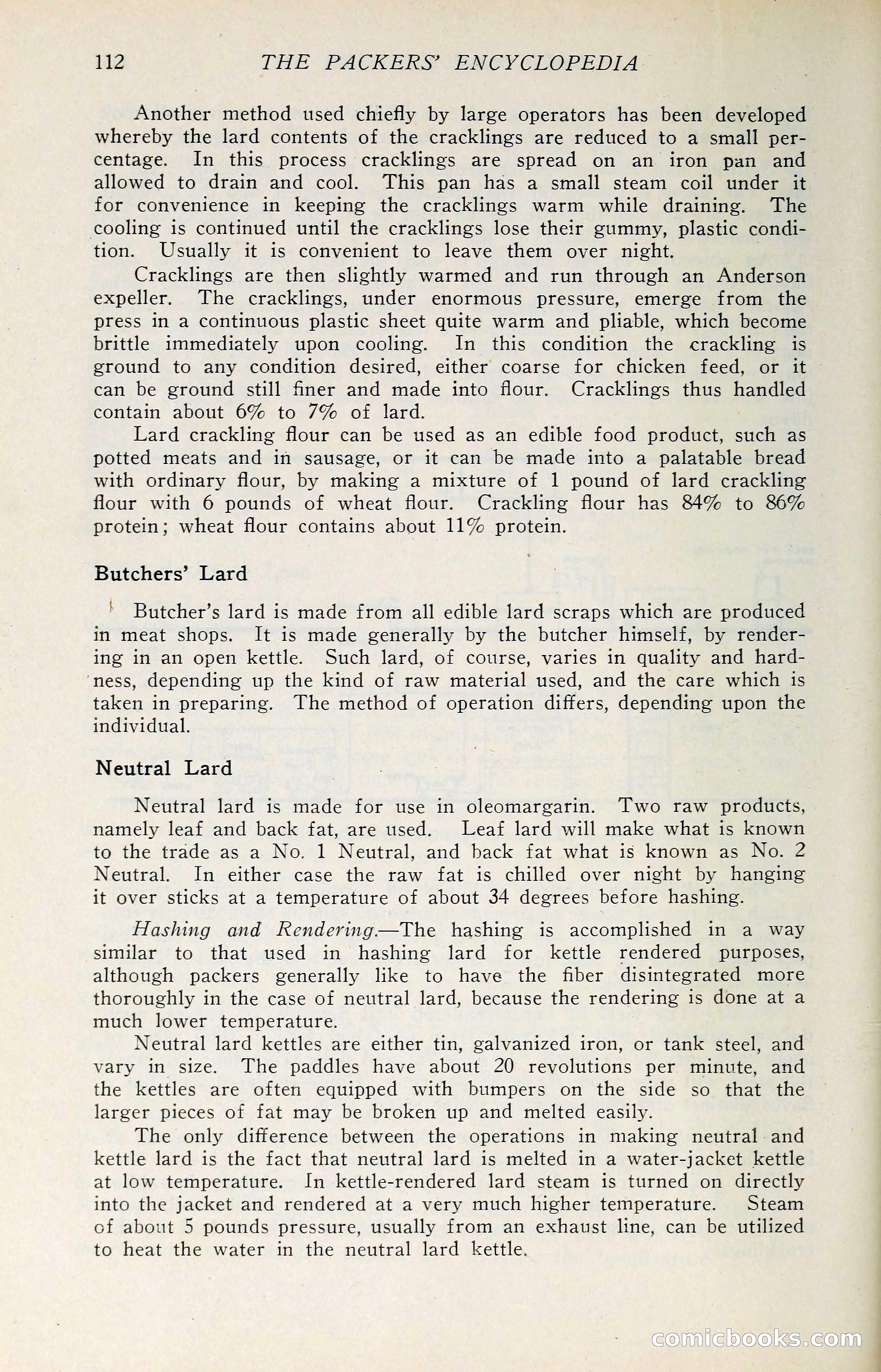 The Packers' Encyclopedia: Blue Book of the American Meat Packing and Allied Industries — page 127 of 399