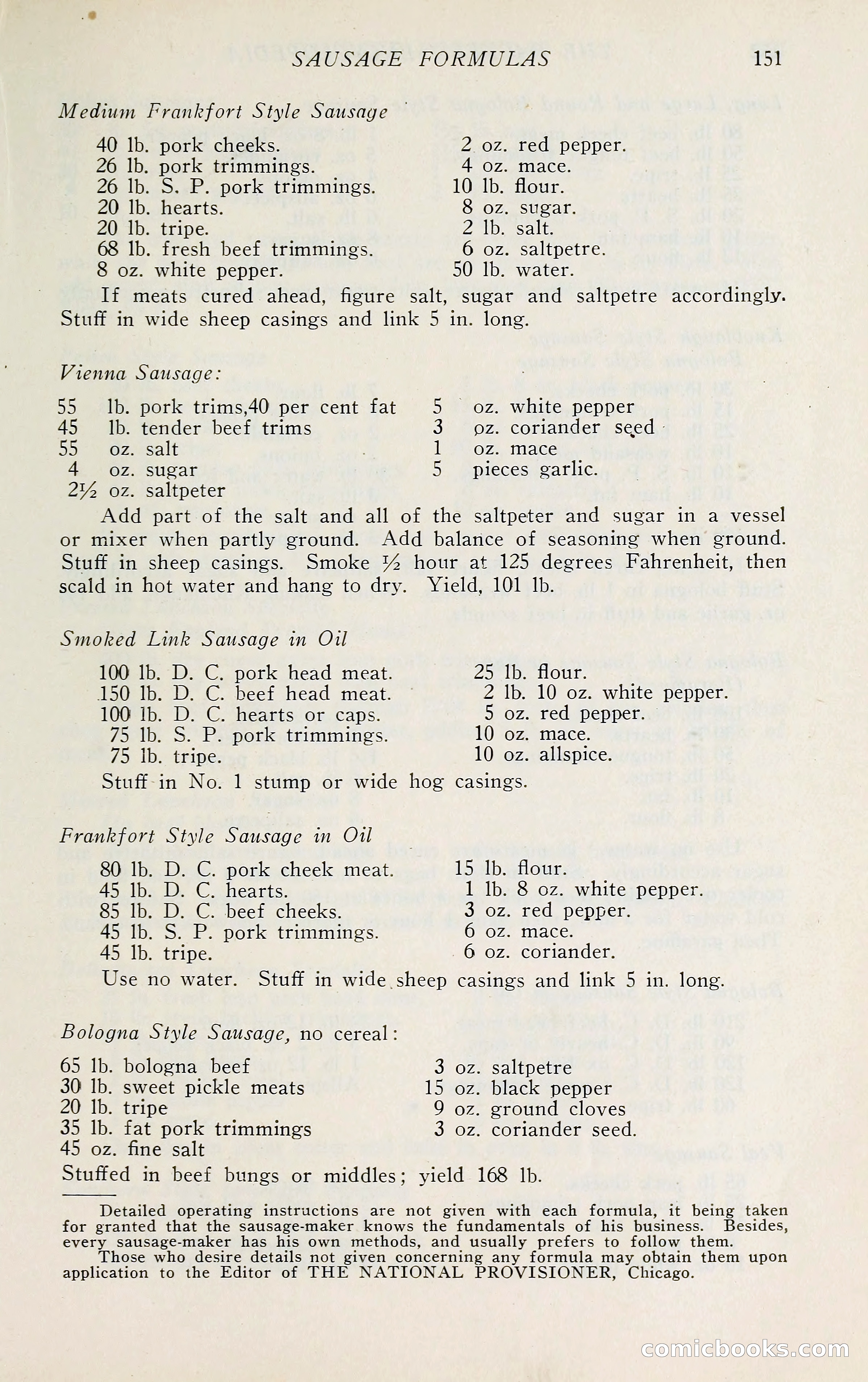 The Packers' Encyclopedia: Blue Book of the American Meat Packing and Allied Industries — page 166 of 399