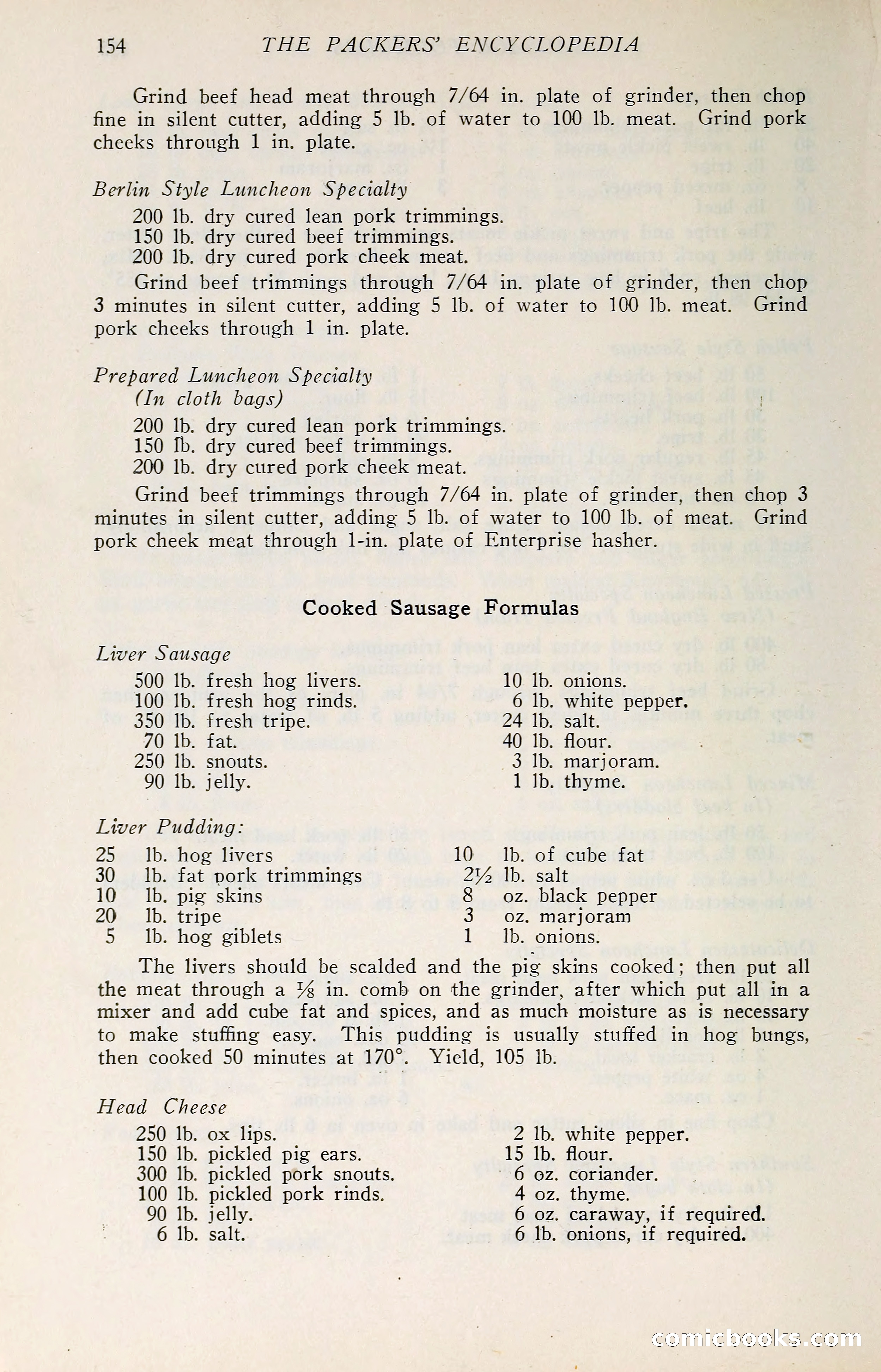 The Packers' Encyclopedia: Blue Book of the American Meat Packing and Allied Industries — page 169 of 399
