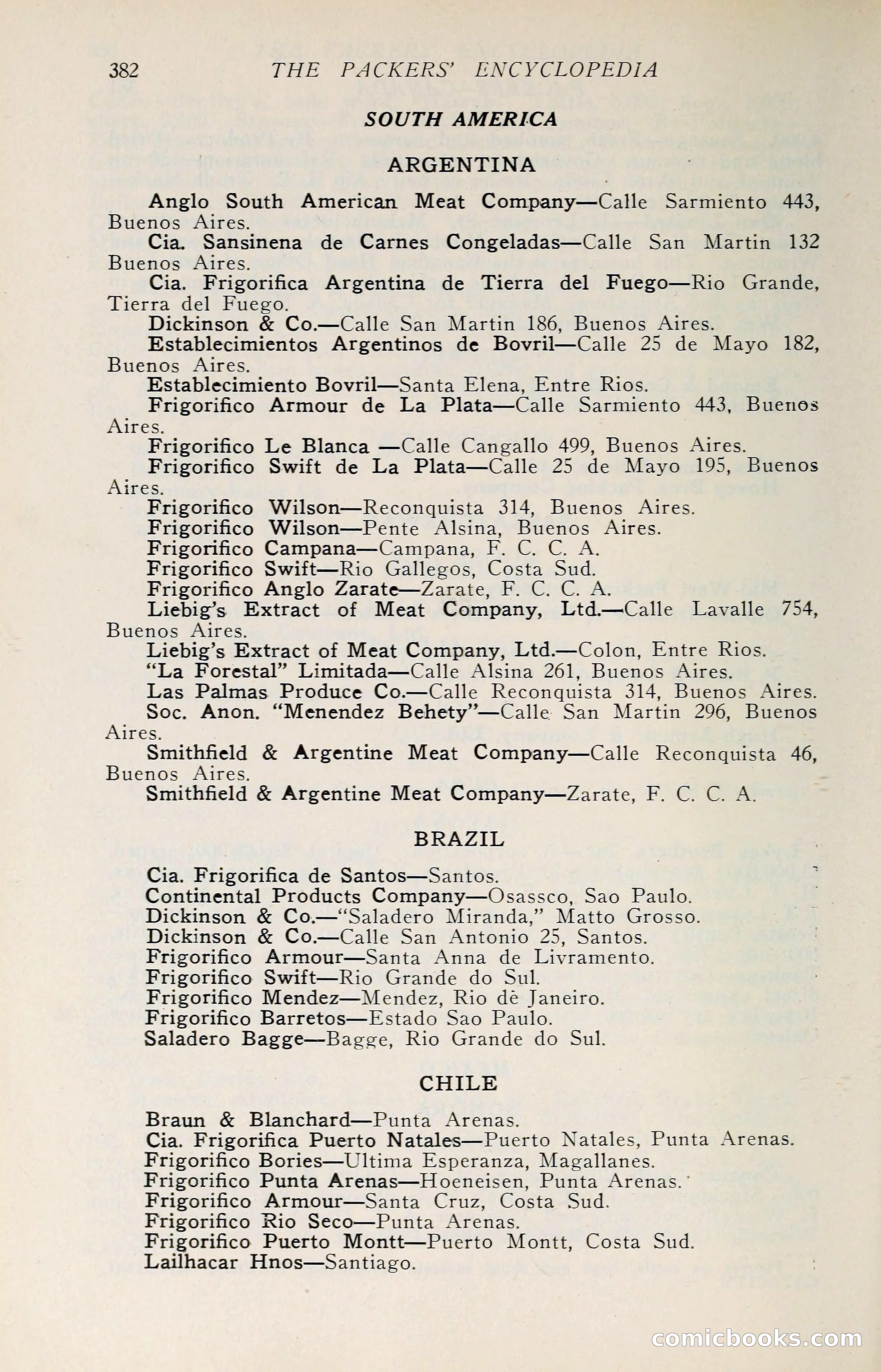 The Packers' Encyclopedia: Blue Book of the American Meat Packing and Allied Industries — page 397 of 399