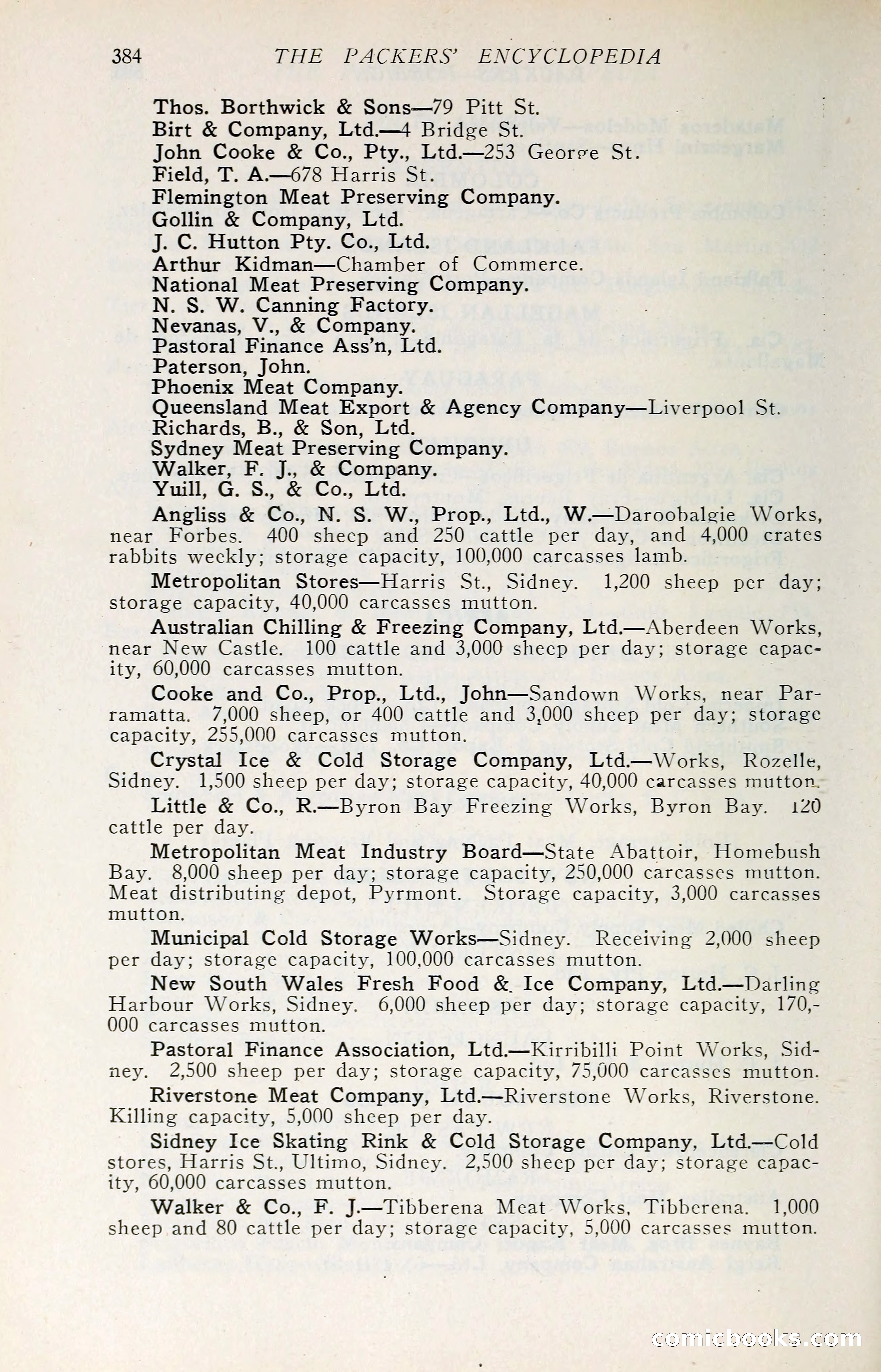 The Packers' Encyclopedia: Blue Book of the American Meat Packing and Allied Industries — page 399 of 399