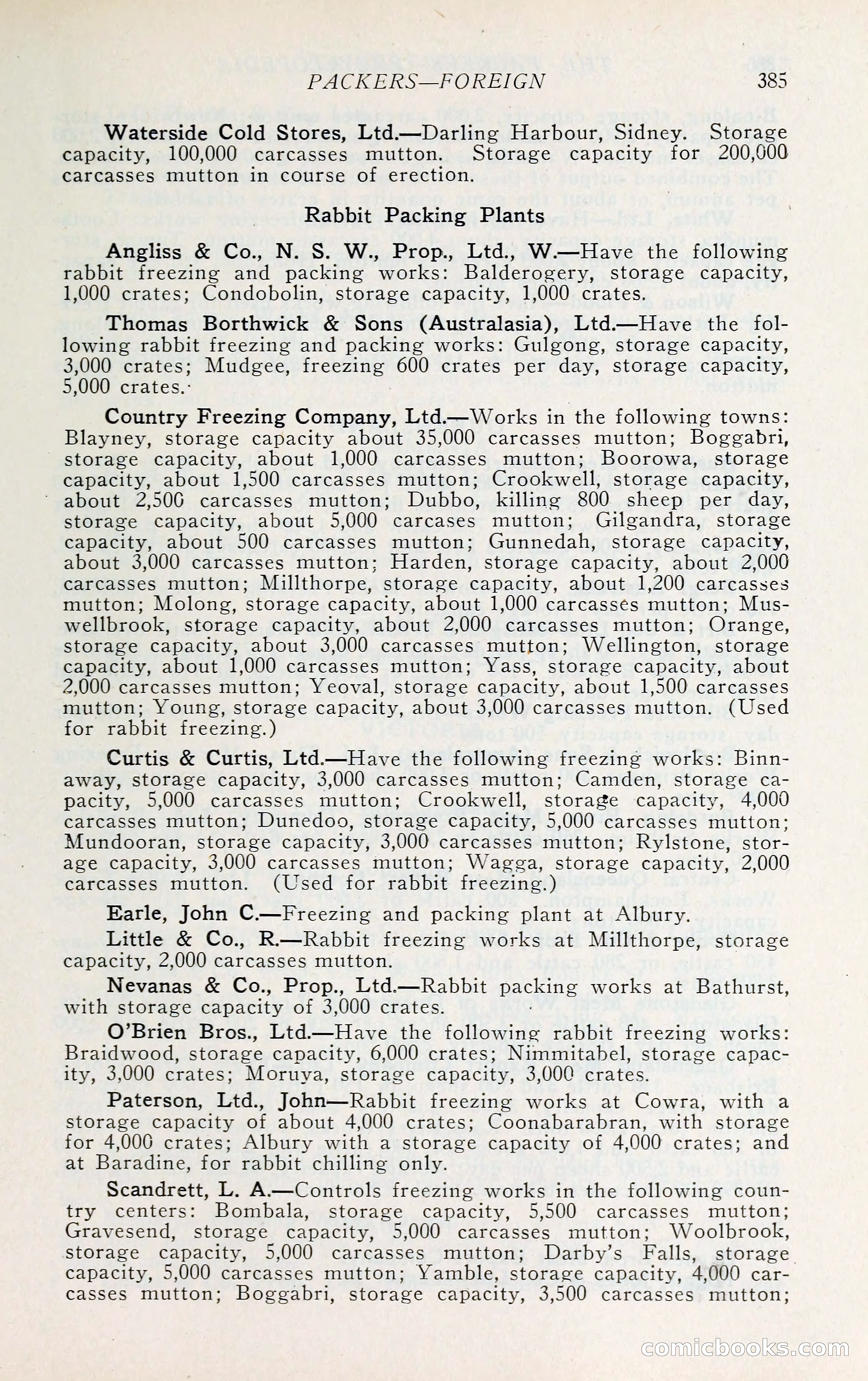 The Packers' Encyclopedia: Blue Book of the American Meat Packing and Allied Industries — page 400 of 399