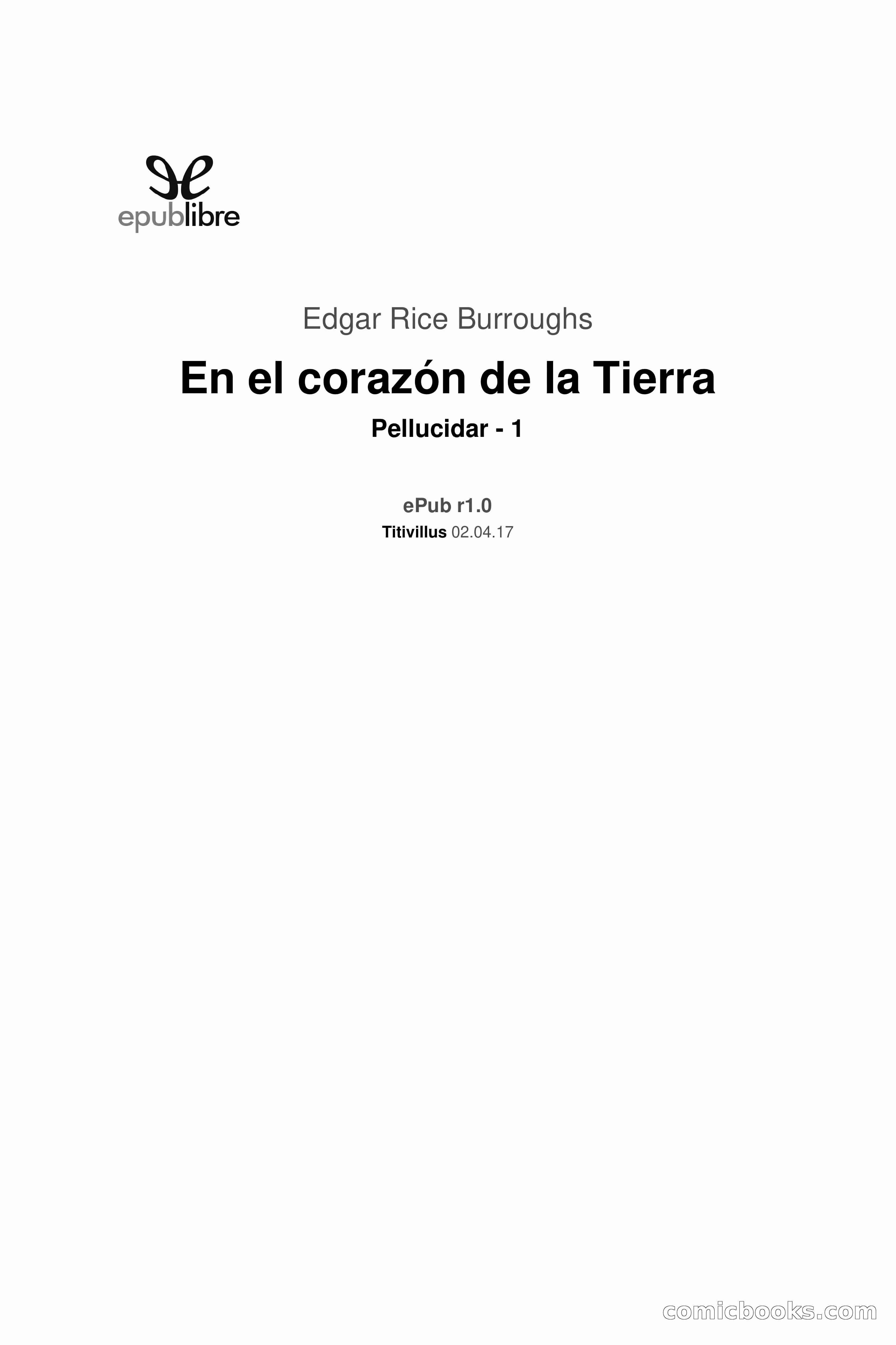 En el corazón de la Tierra — page 3 of 161