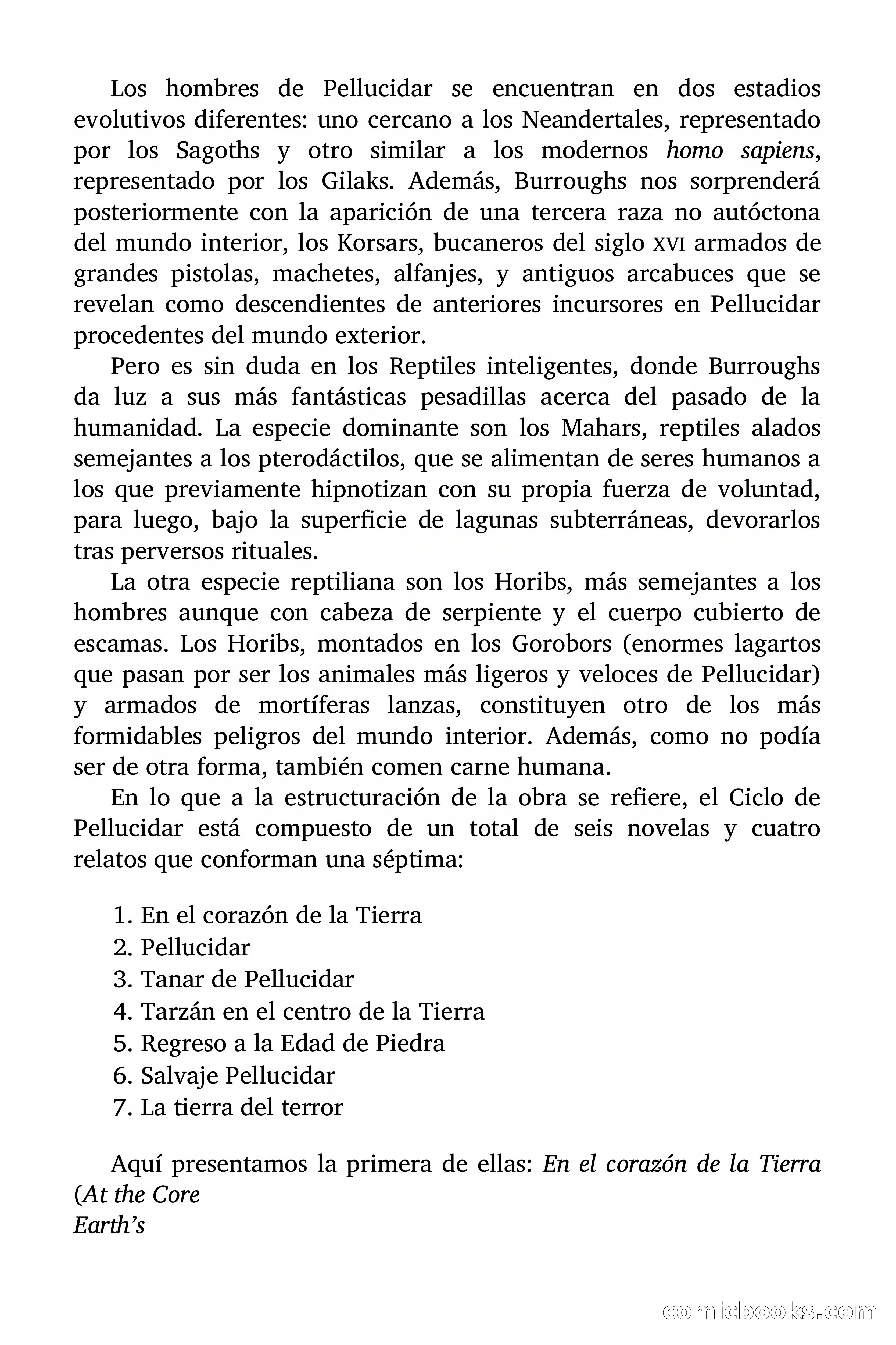 En el corazón de la Tierra — page 8 of 161