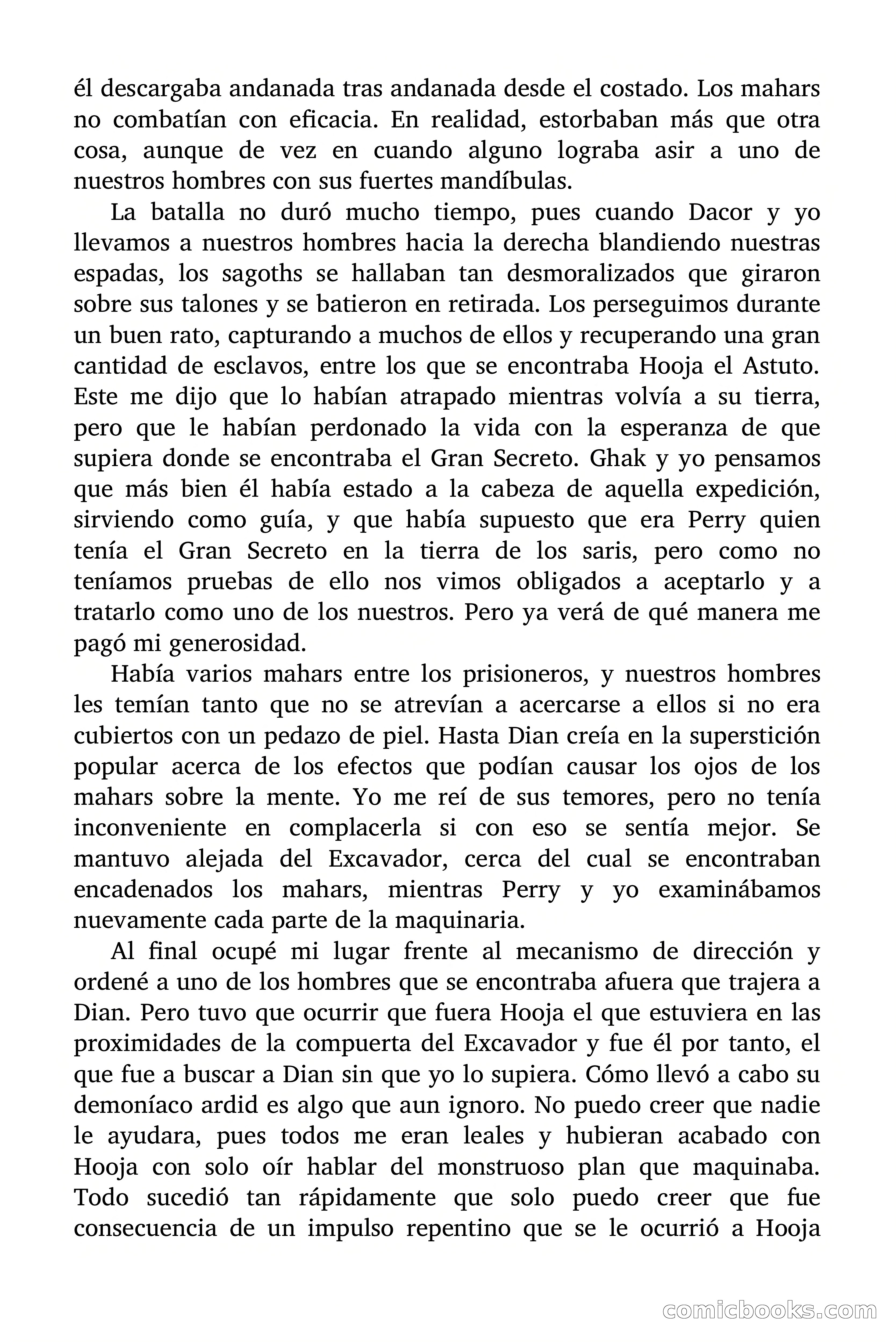 En el corazón de la Tierra — page 148 of 161