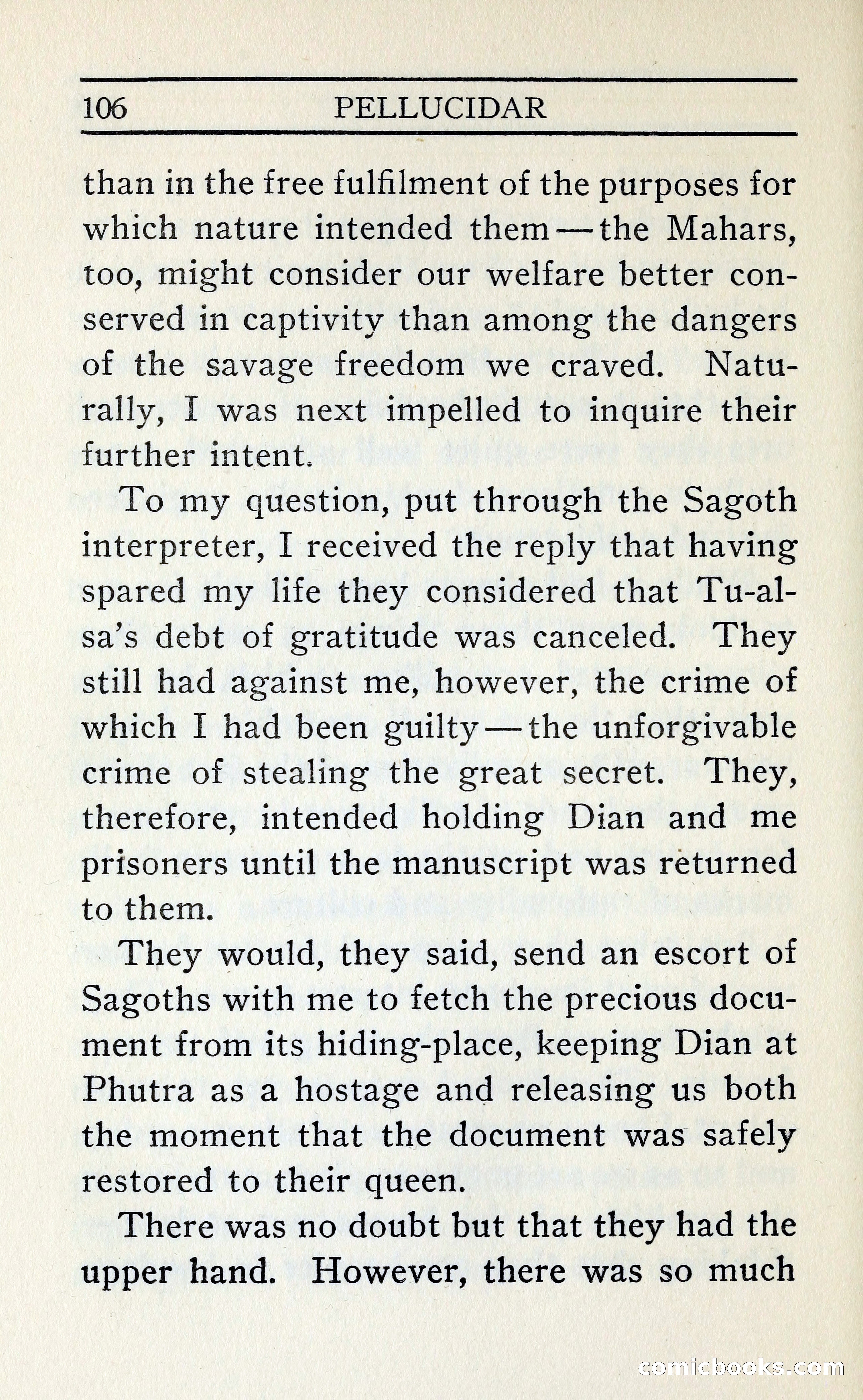 Pellucidar — page 127 of 353