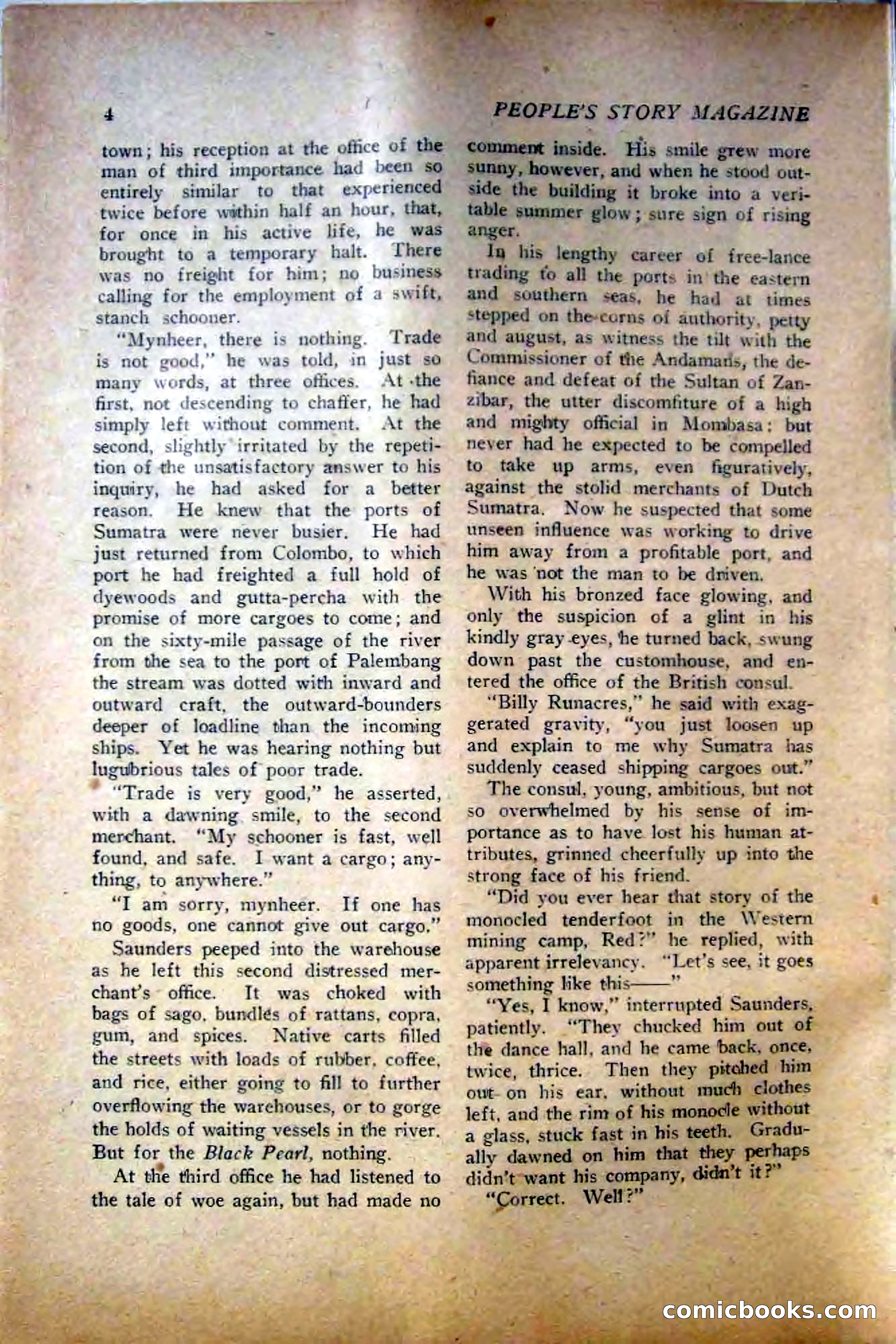 People's Story Magazine, November 25, 1922 — page 6 of 196