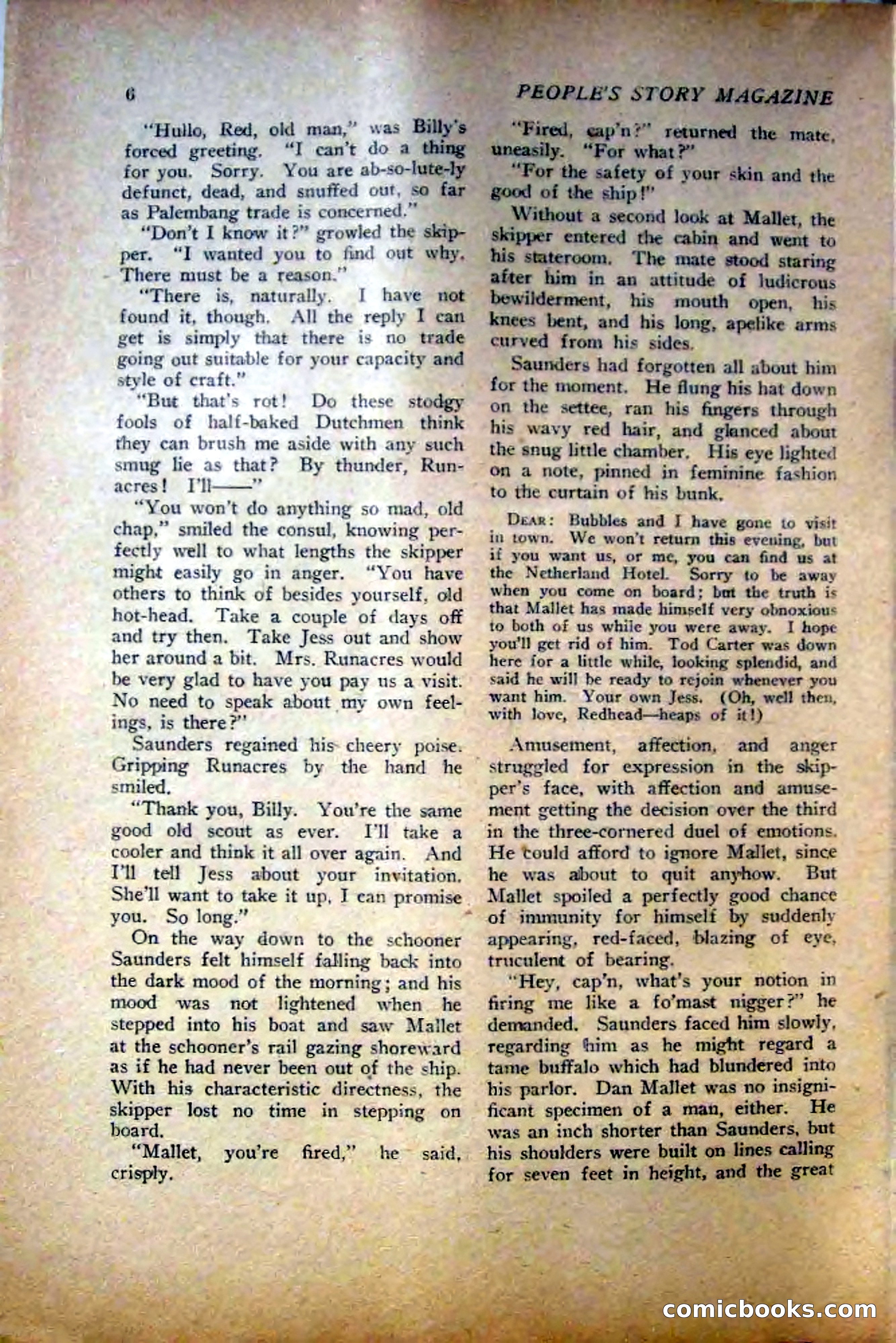 People's Story Magazine, November 25, 1922 — page 8 of 196