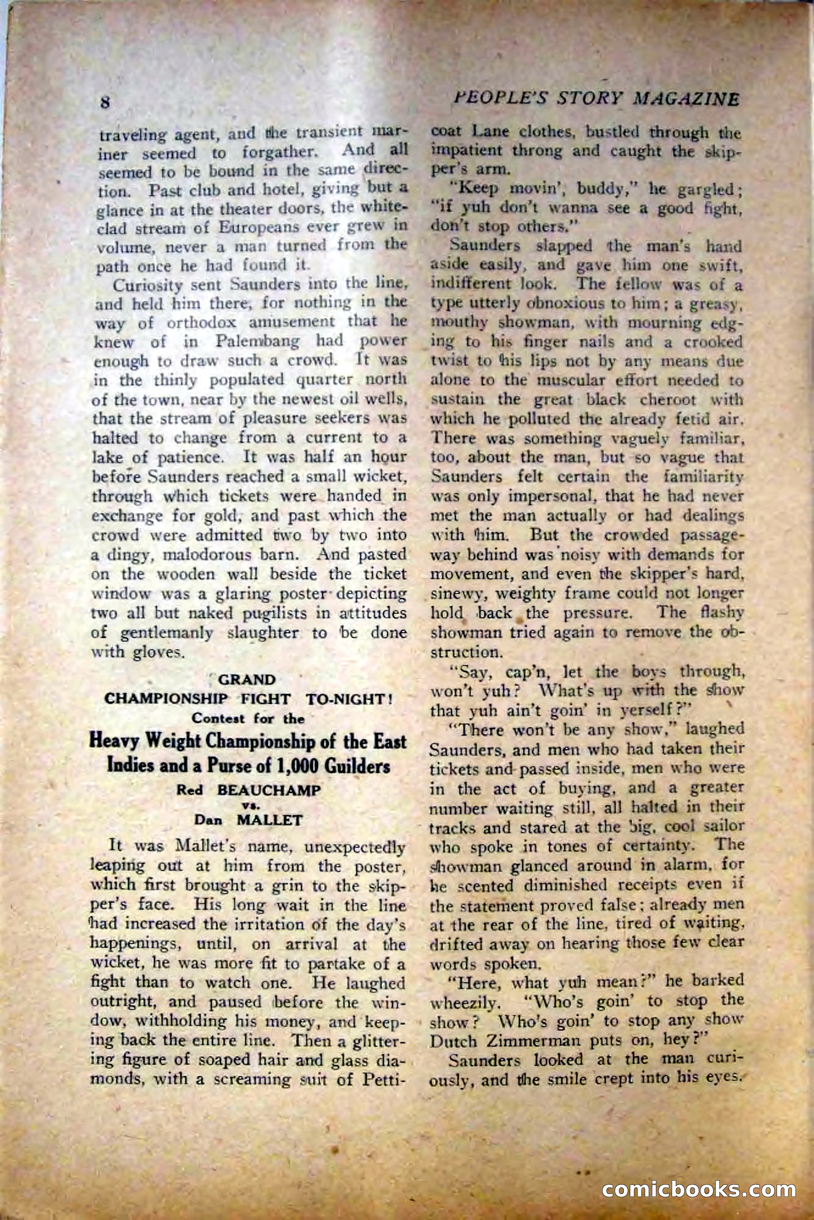 People's Story Magazine, November 25, 1922 — page 10 of 196