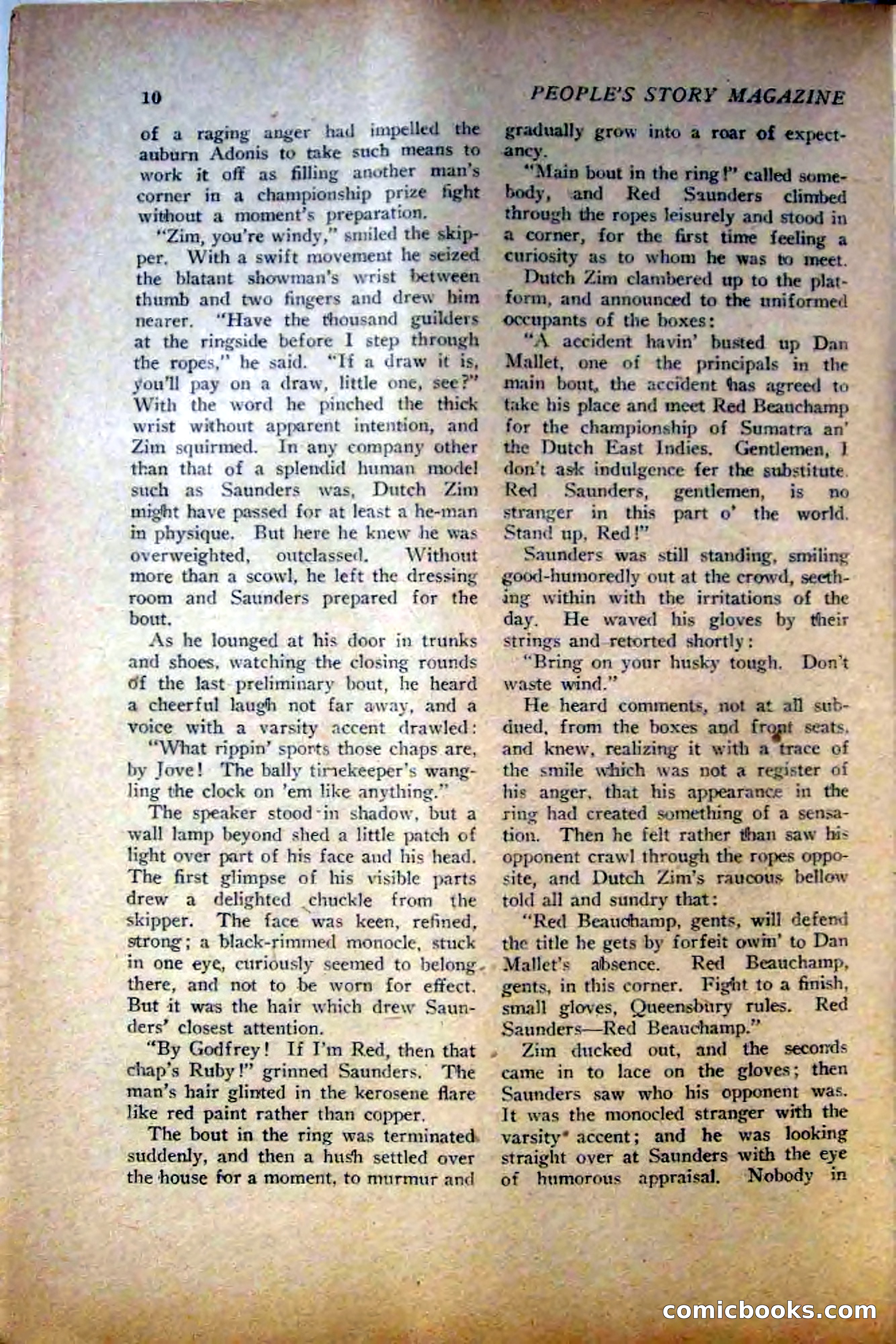 People's Story Magazine, November 25, 1922 — page 12 of 196