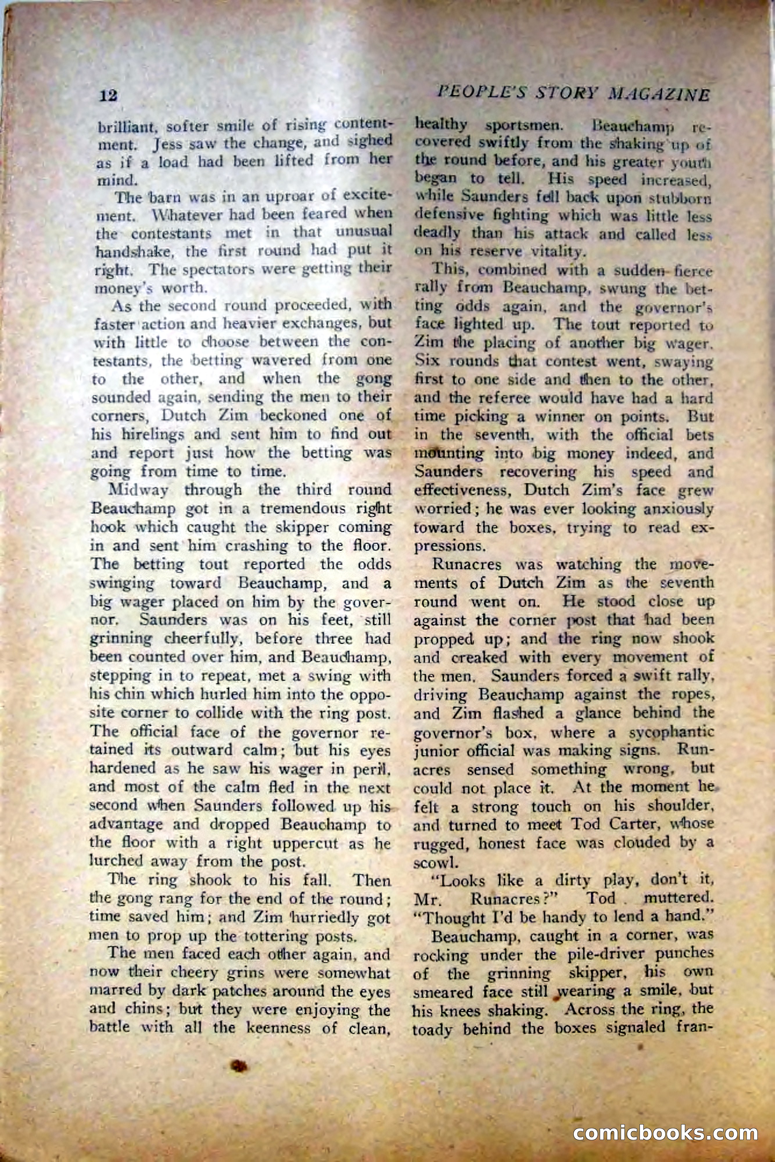 People's Story Magazine, November 25, 1922 — page 14 of 196