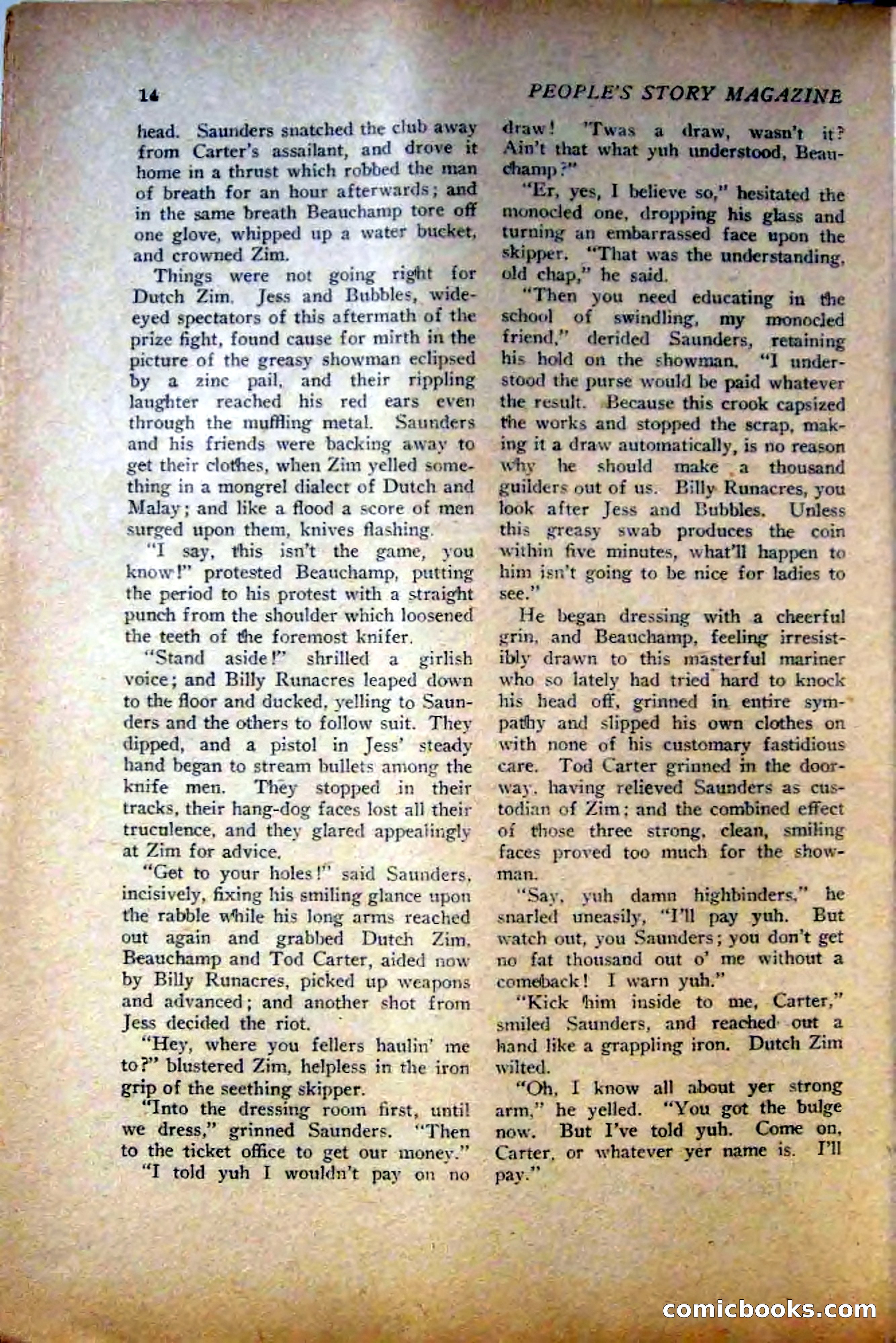 People's Story Magazine, November 25, 1922 — page 16 of 196