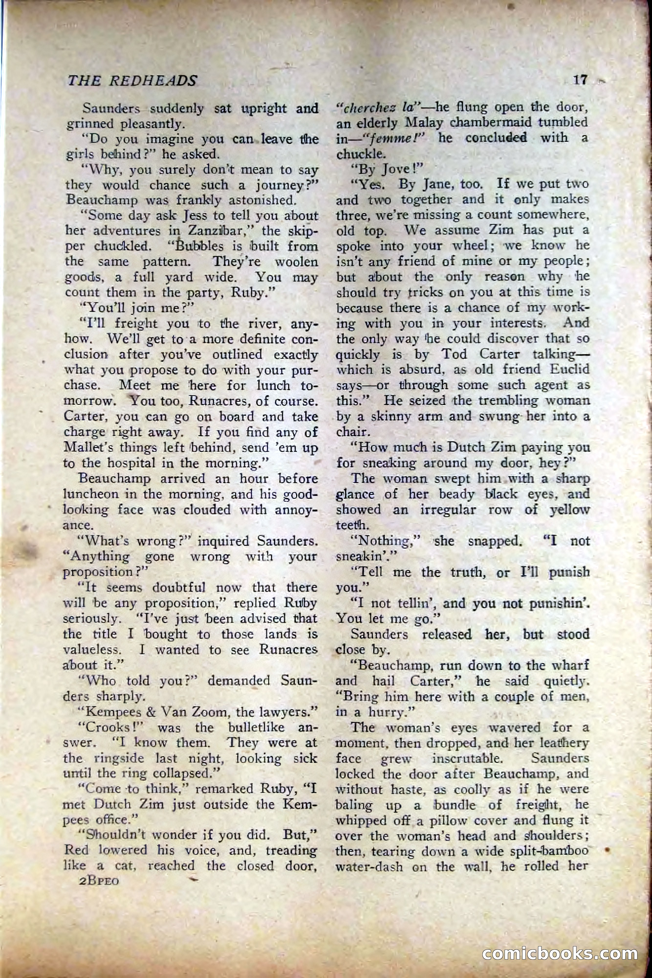 People's Story Magazine, November 25, 1922 — page 19 of 196