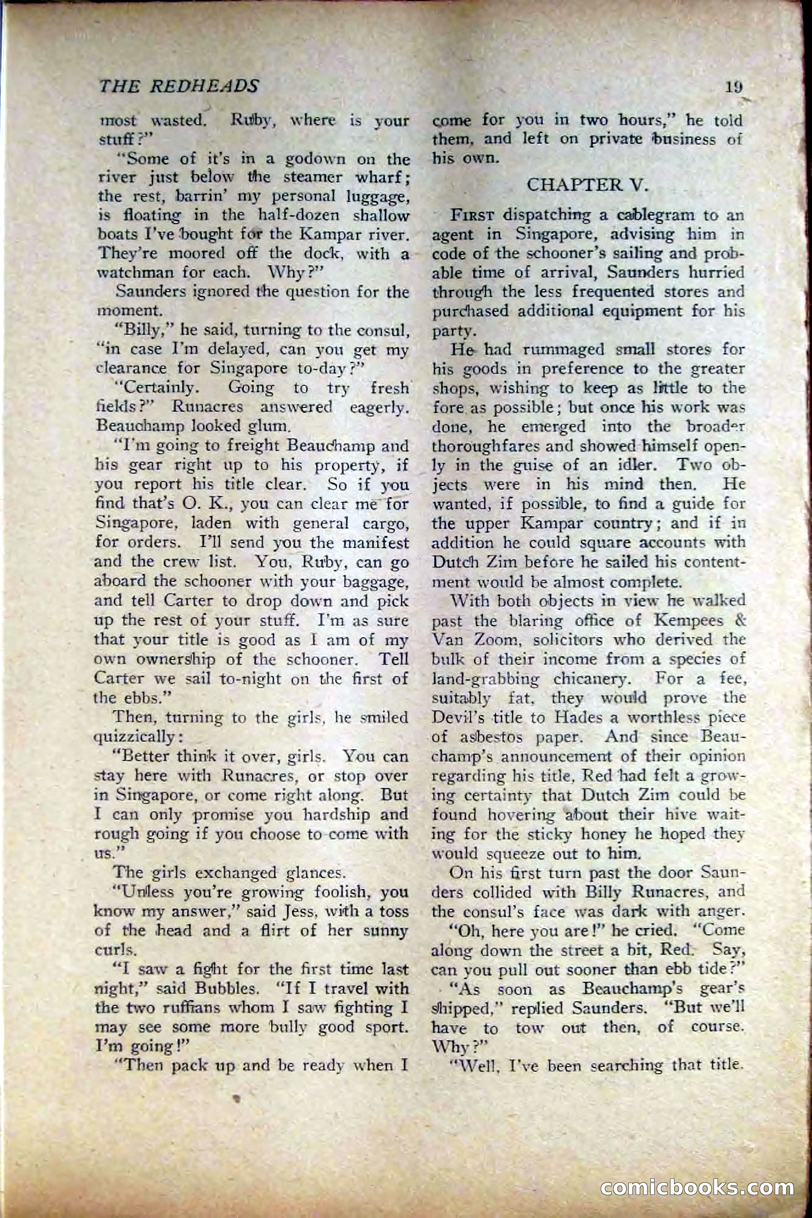 People's Story Magazine, November 25, 1922 — page 21 of 196