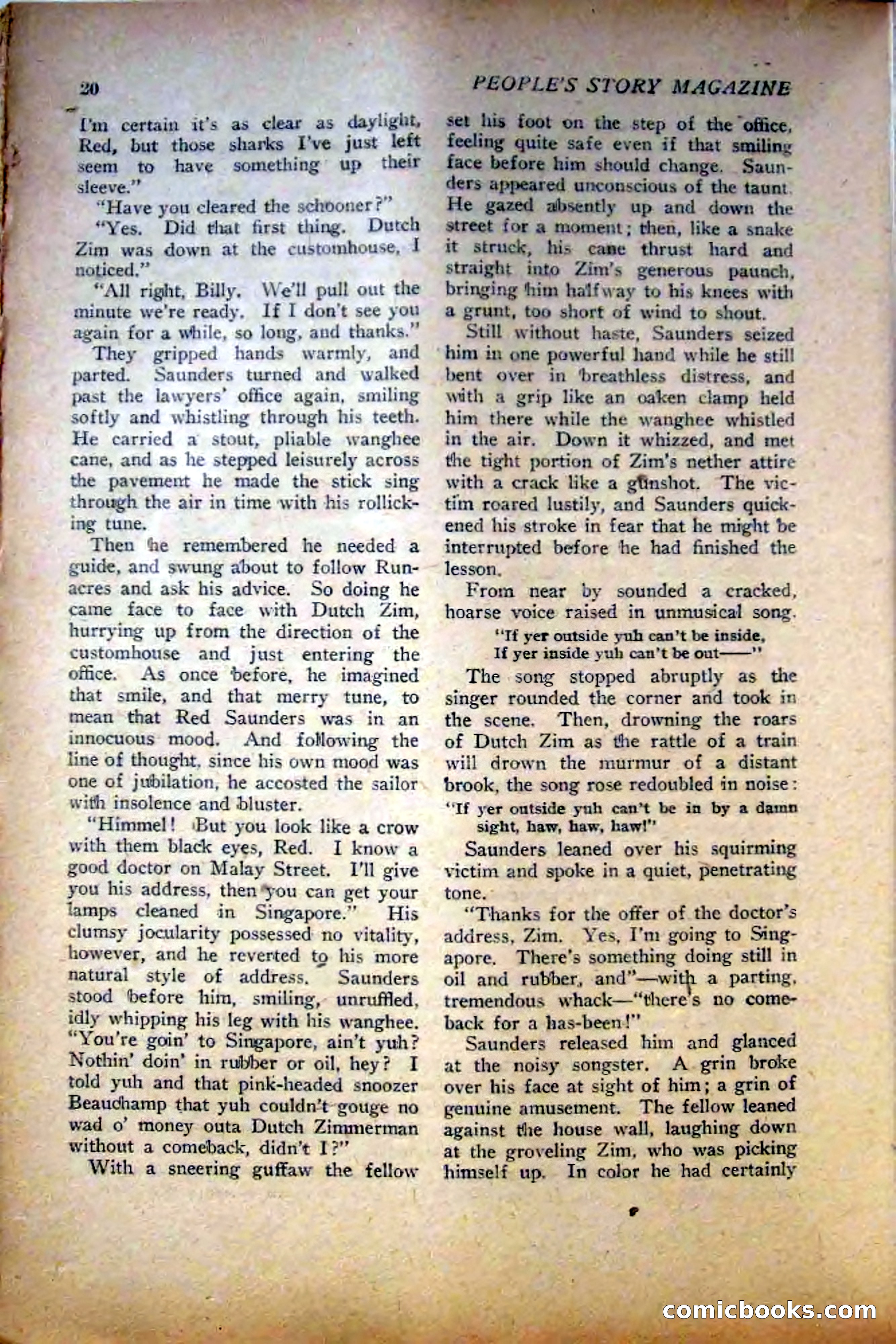 People's Story Magazine, November 25, 1922 — page 22 of 196