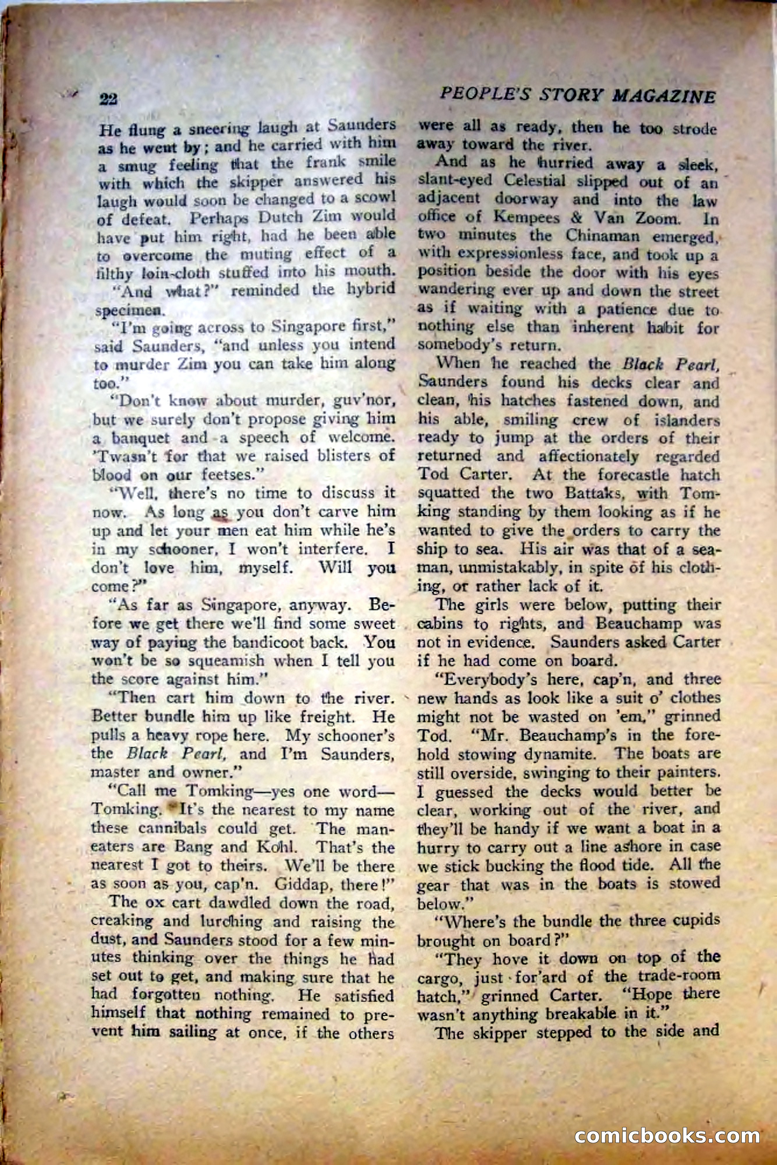 People's Story Magazine, November 25, 1922 — page 24 of 196