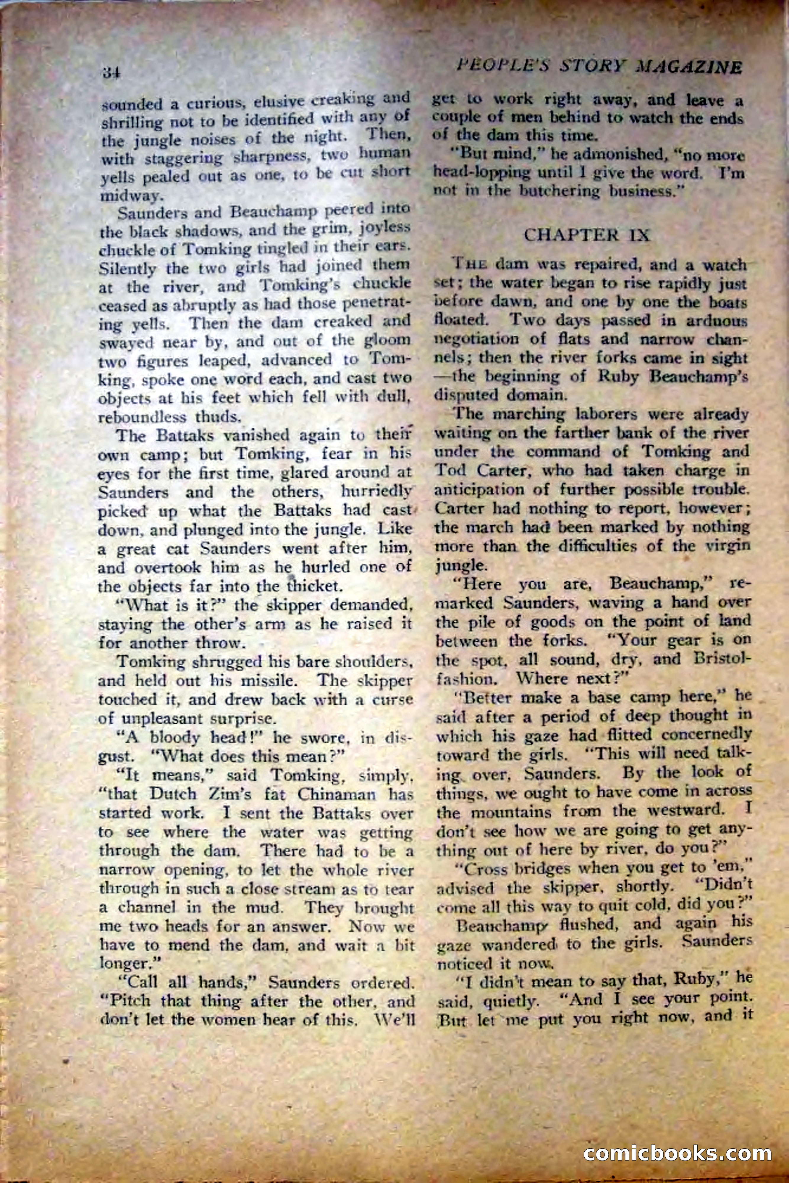 People's Story Magazine, November 25, 1922 — page 36 of 196
