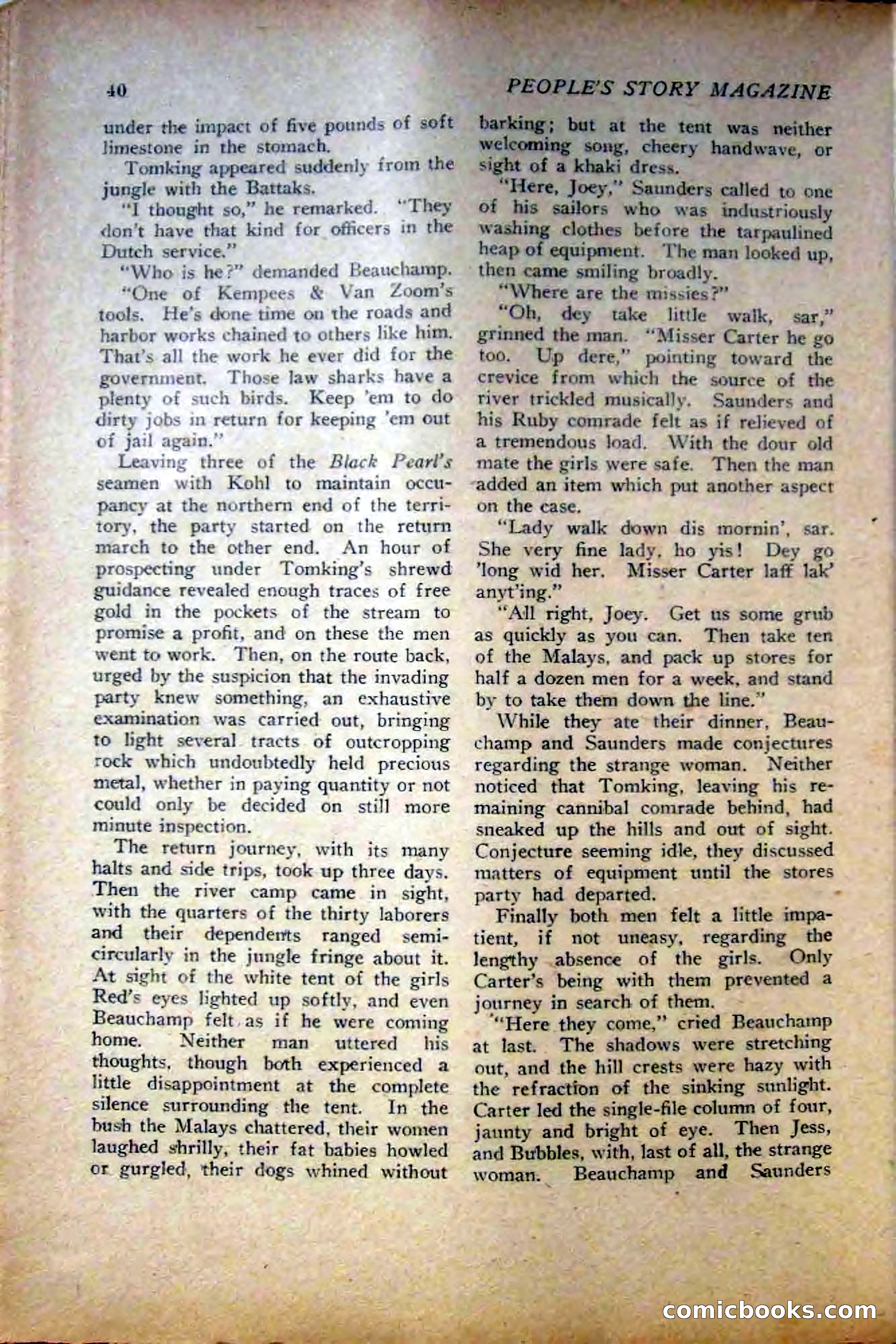 People's Story Magazine, November 25, 1922 — page 42 of 196