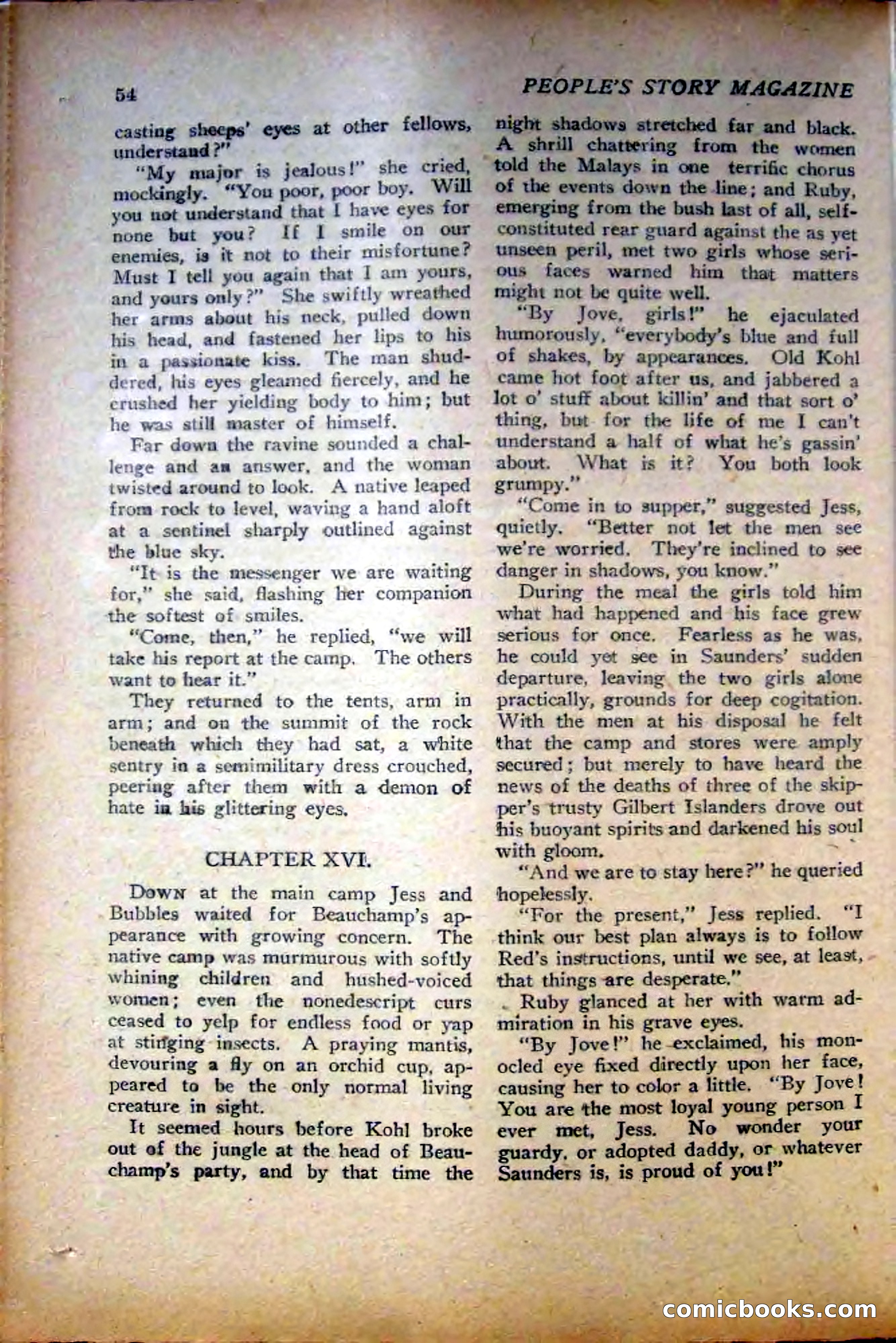 People's Story Magazine, November 25, 1922 — page 56 of 196