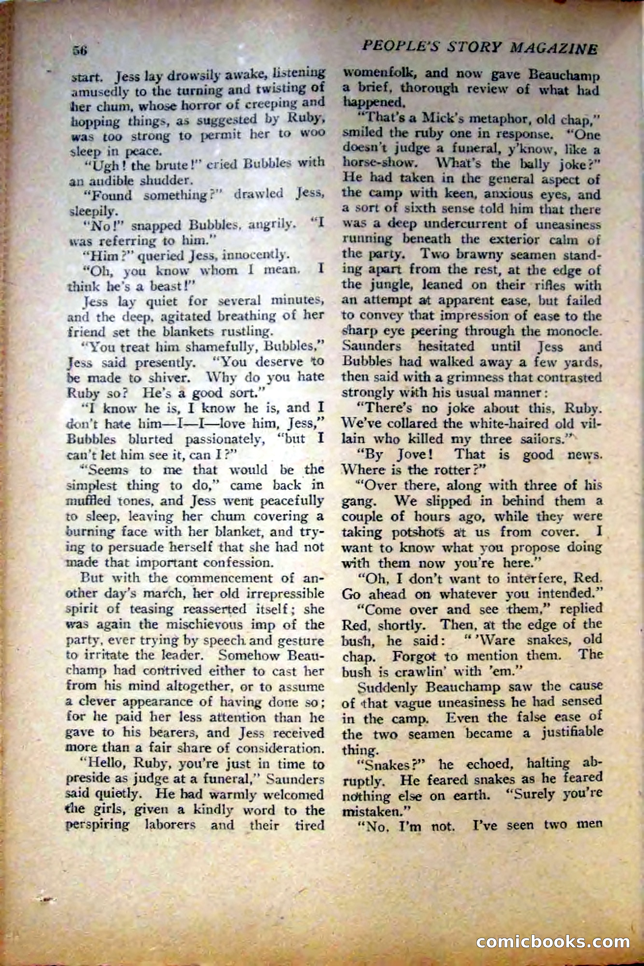 People's Story Magazine, November 25, 1922 — page 58 of 196