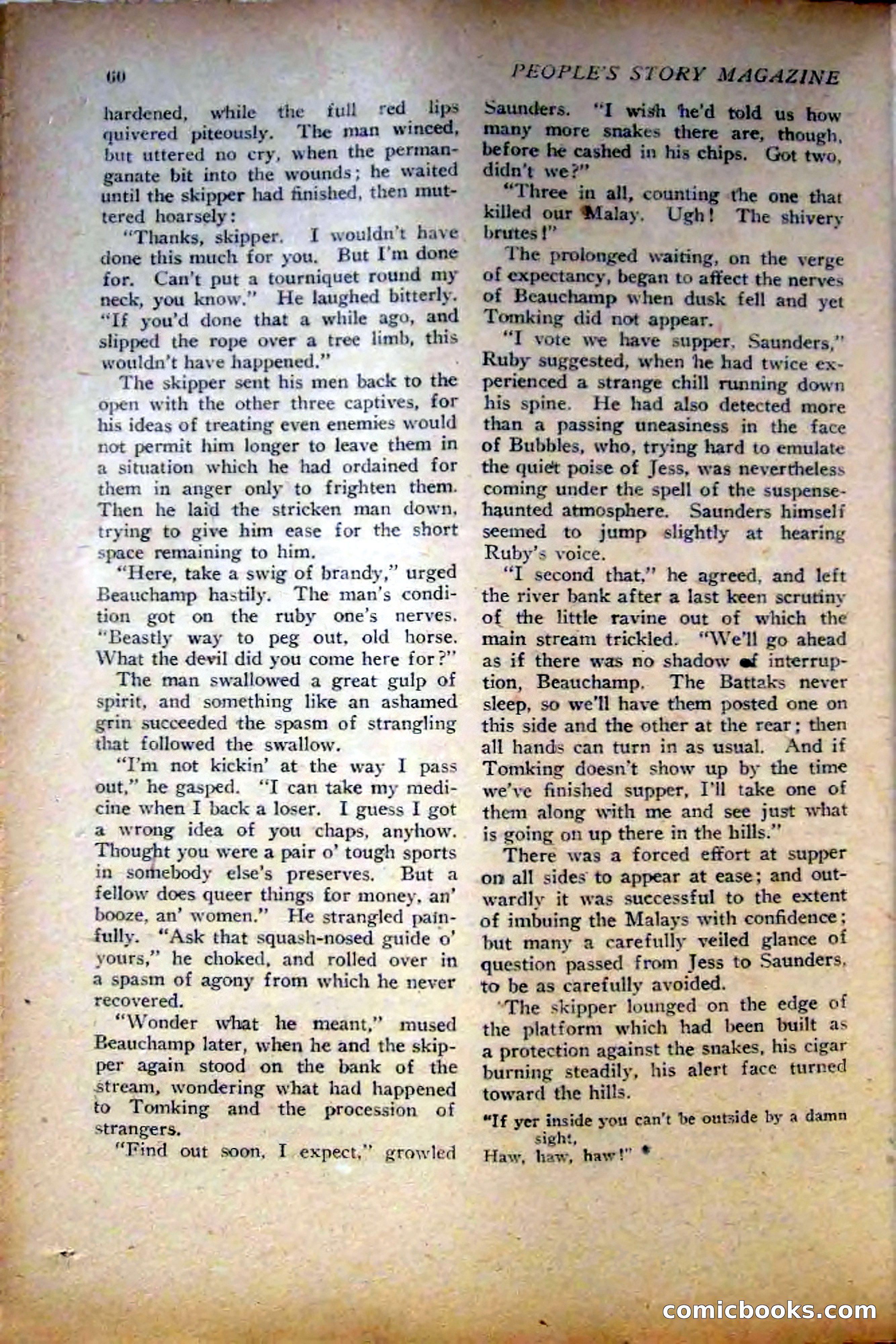 People's Story Magazine, November 25, 1922 — page 62 of 196