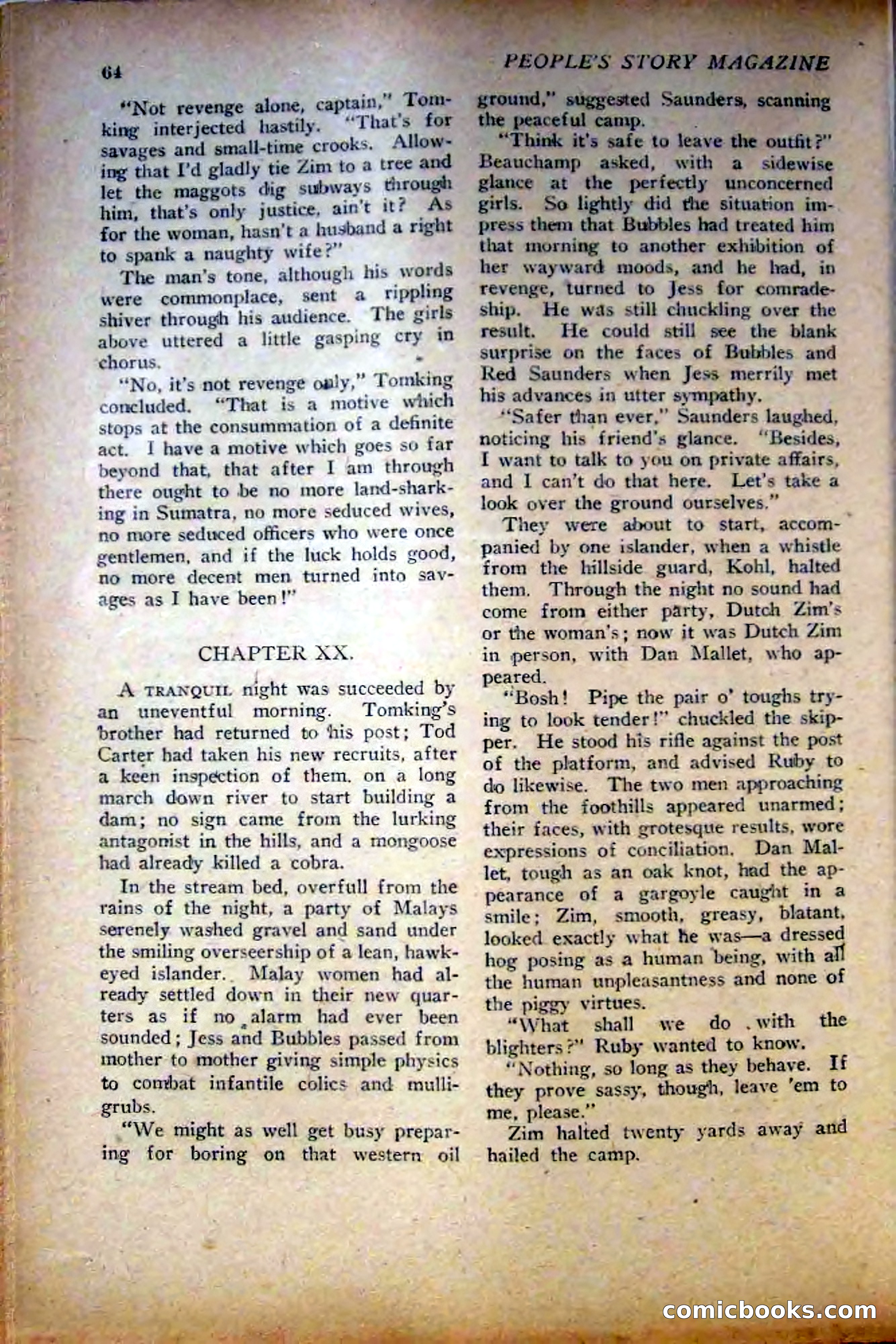 People's Story Magazine, November 25, 1922 — page 66 of 196