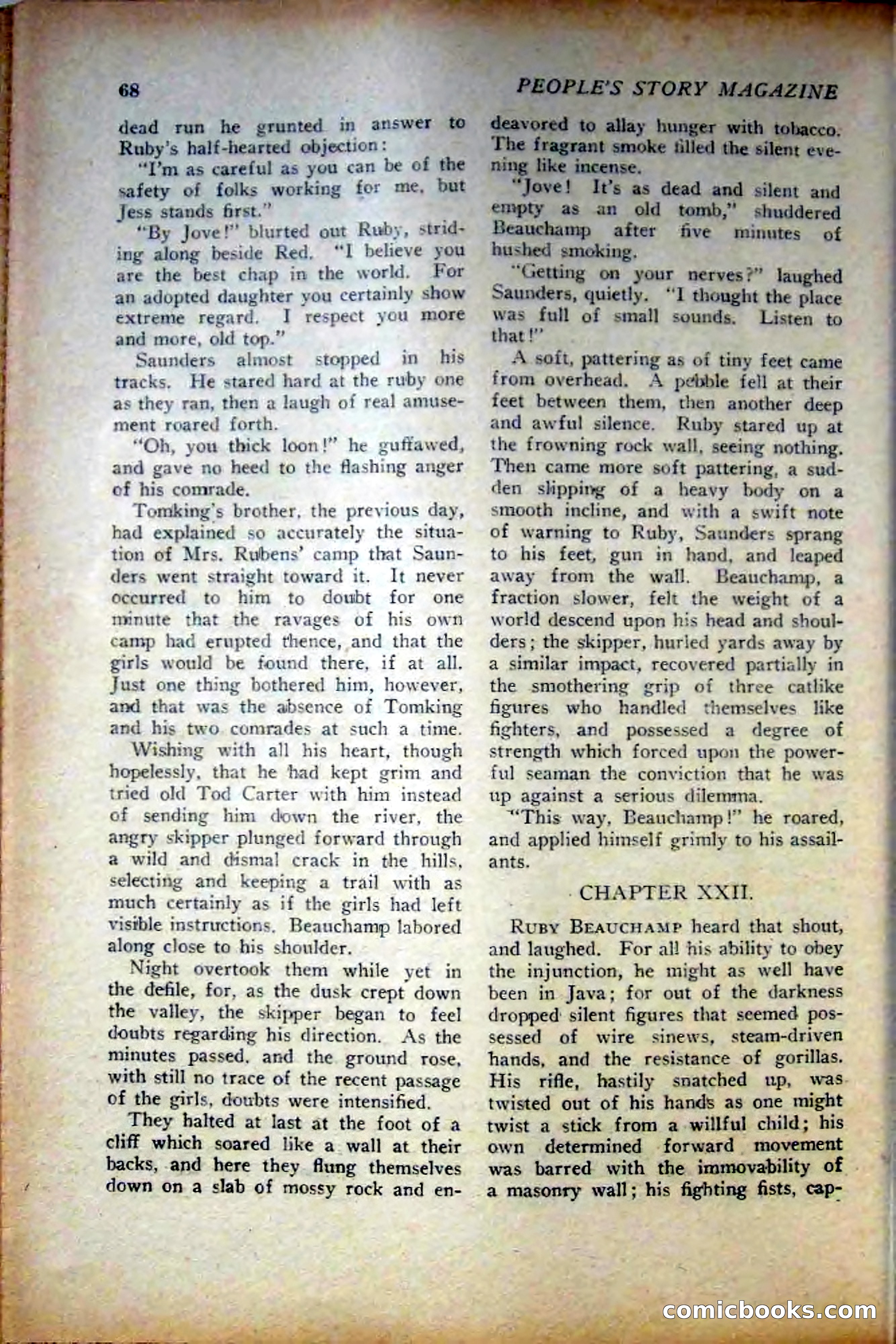 People's Story Magazine, November 25, 1922 — page 70 of 196